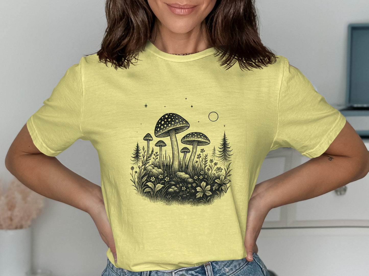 Enchanting Forest Mushroom Graphic Tee product