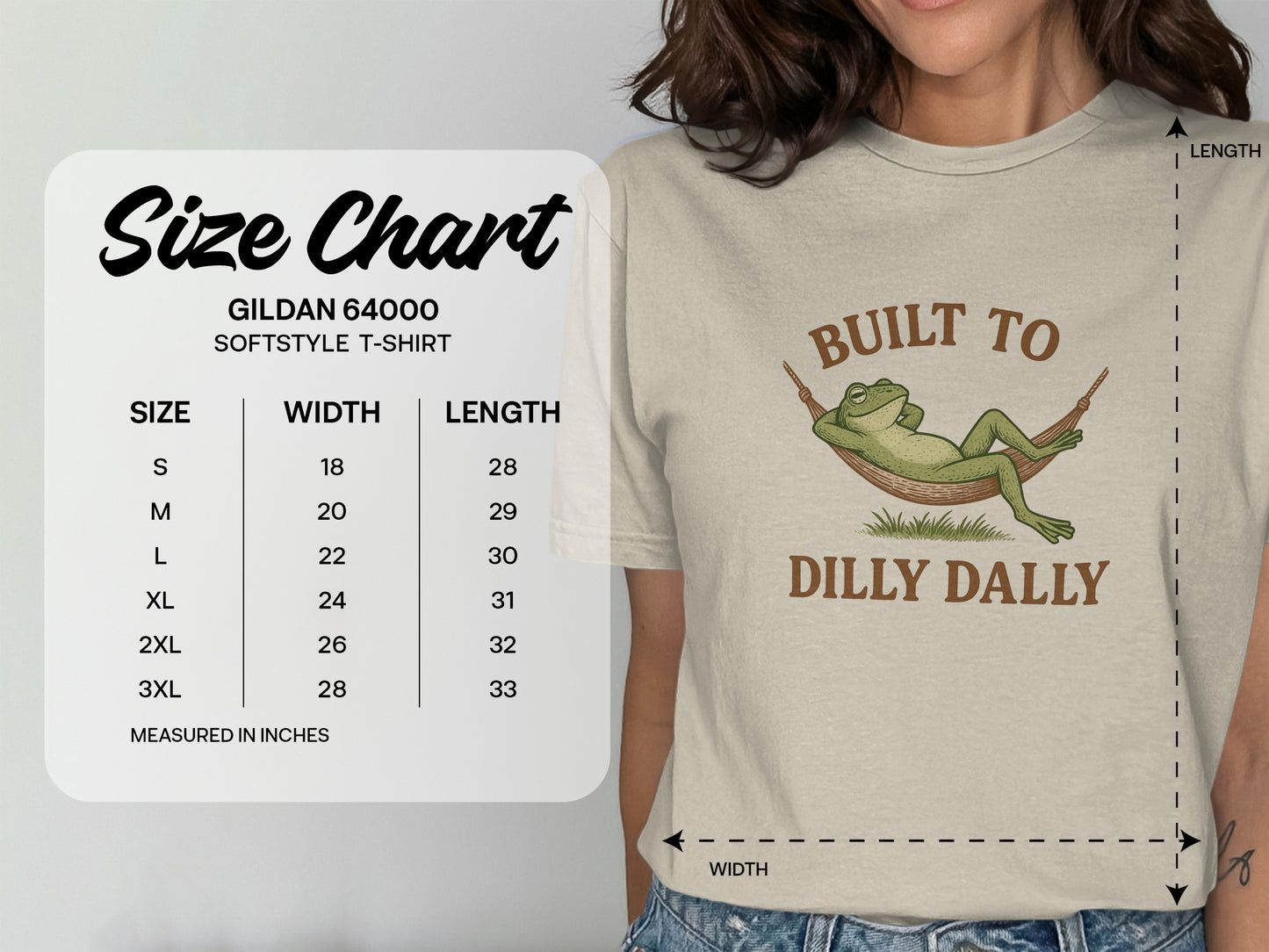 Built To Dilly Dally Frog T-shirt product
