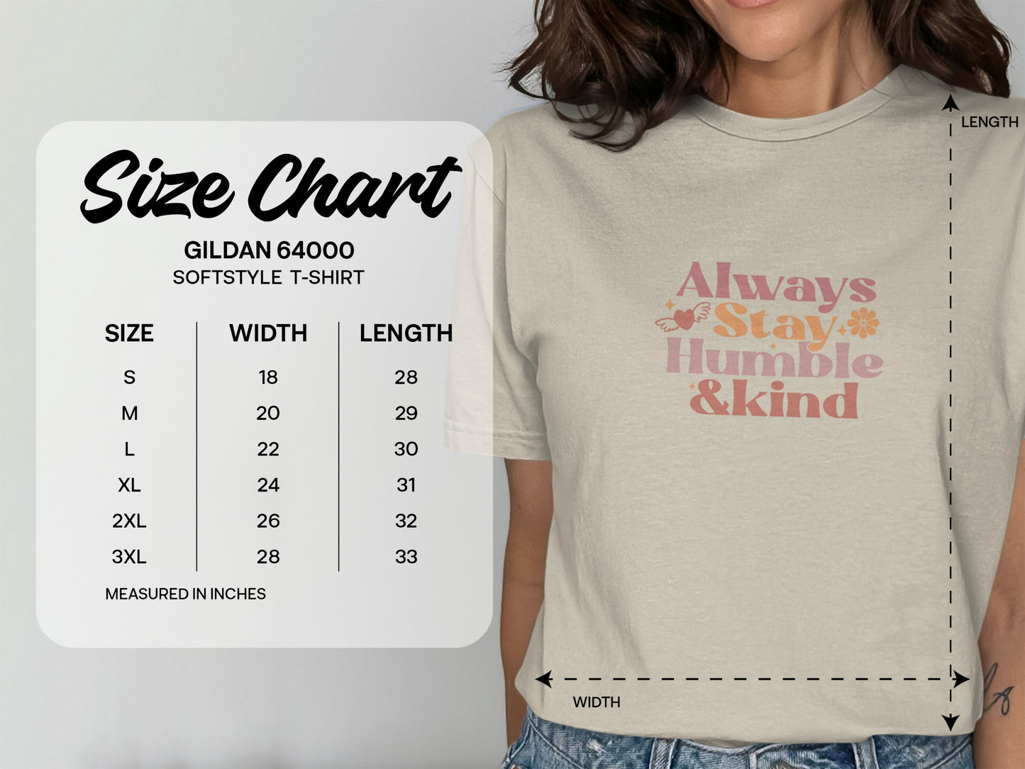 Always Stay Humble and Kind Graphic T-Shirt product
