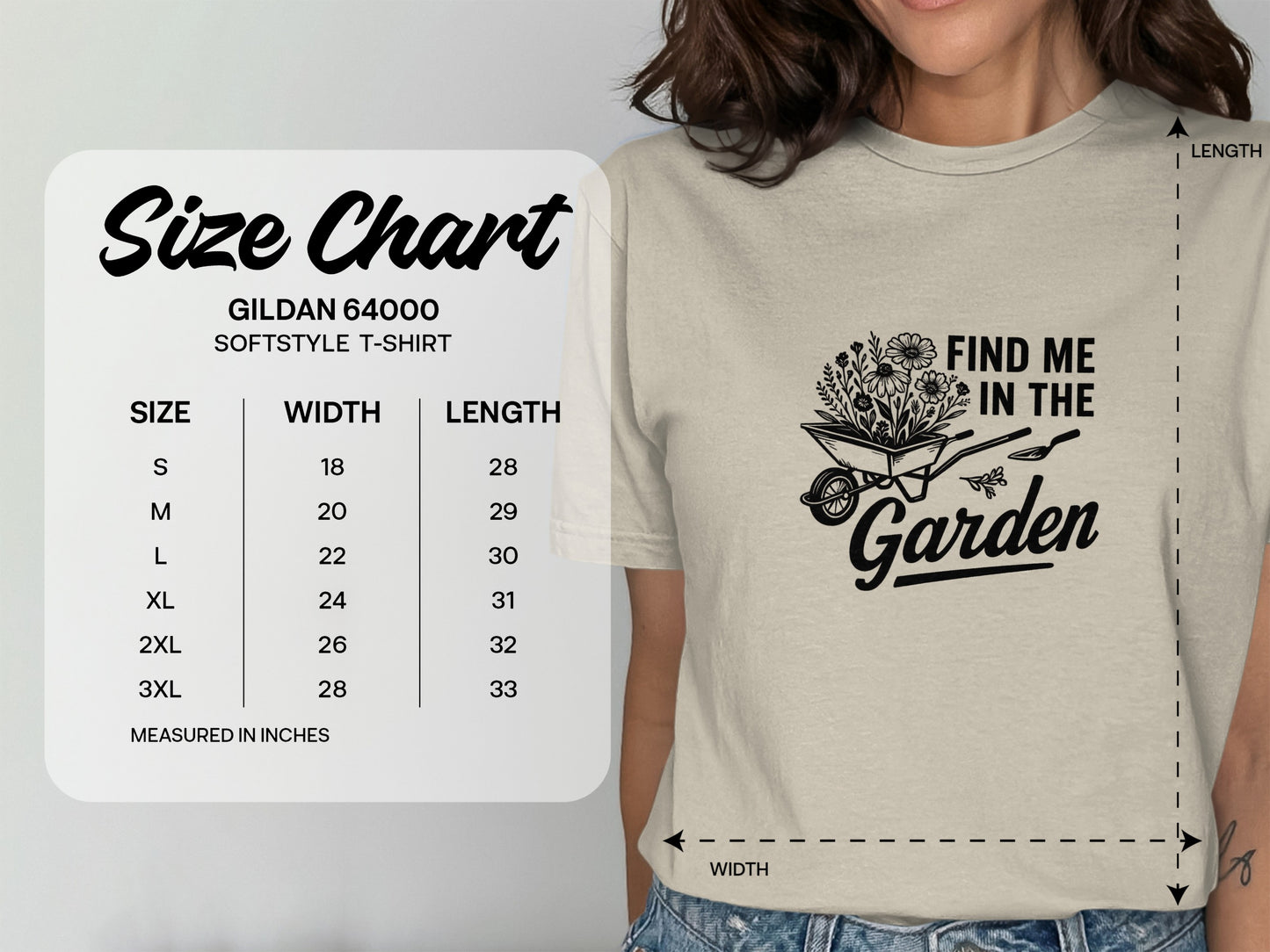 Find Me in the Garden Graphic T-Shirt product type