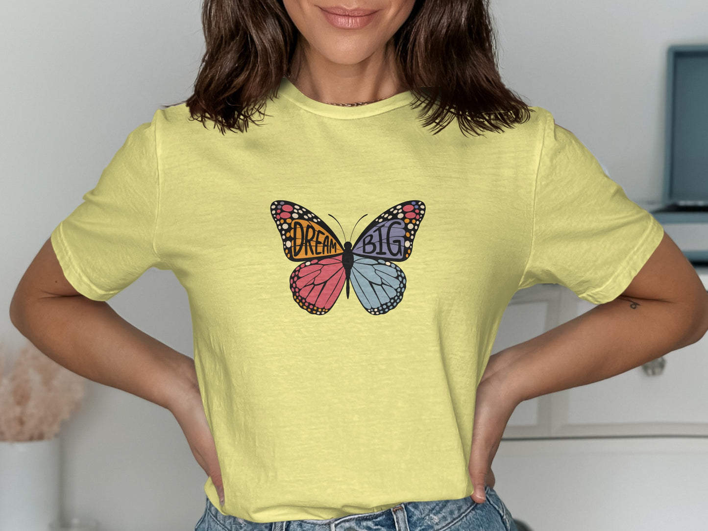 Dream Big Butterfly Graphic T-shirt product type