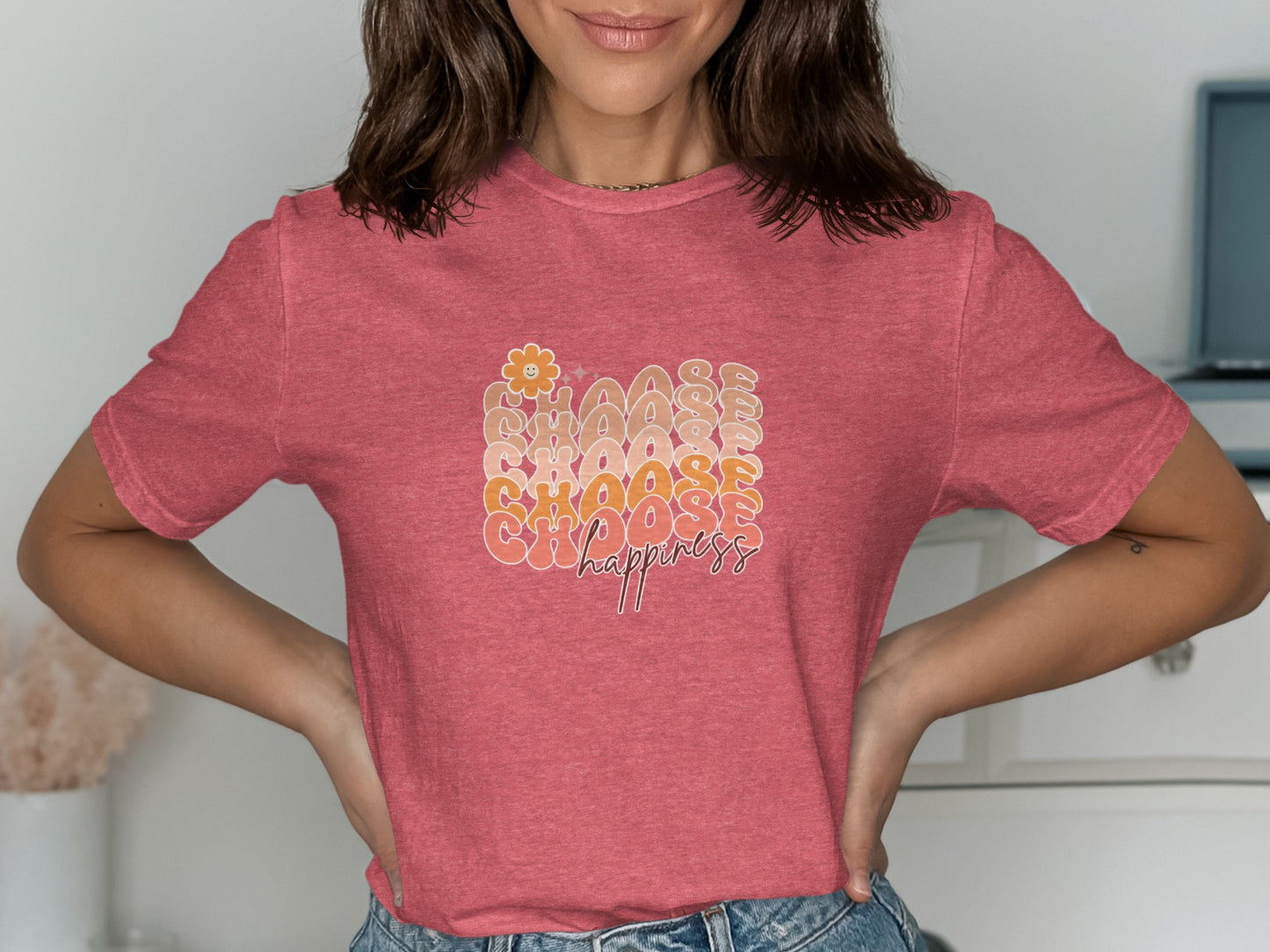 Choose Happiness Graphic Tee product