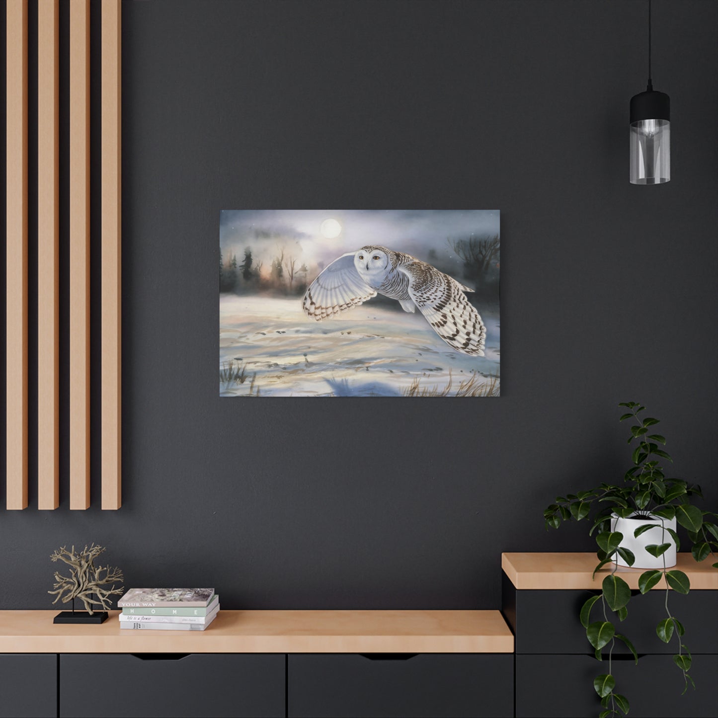 Snow Owl Canvas Print