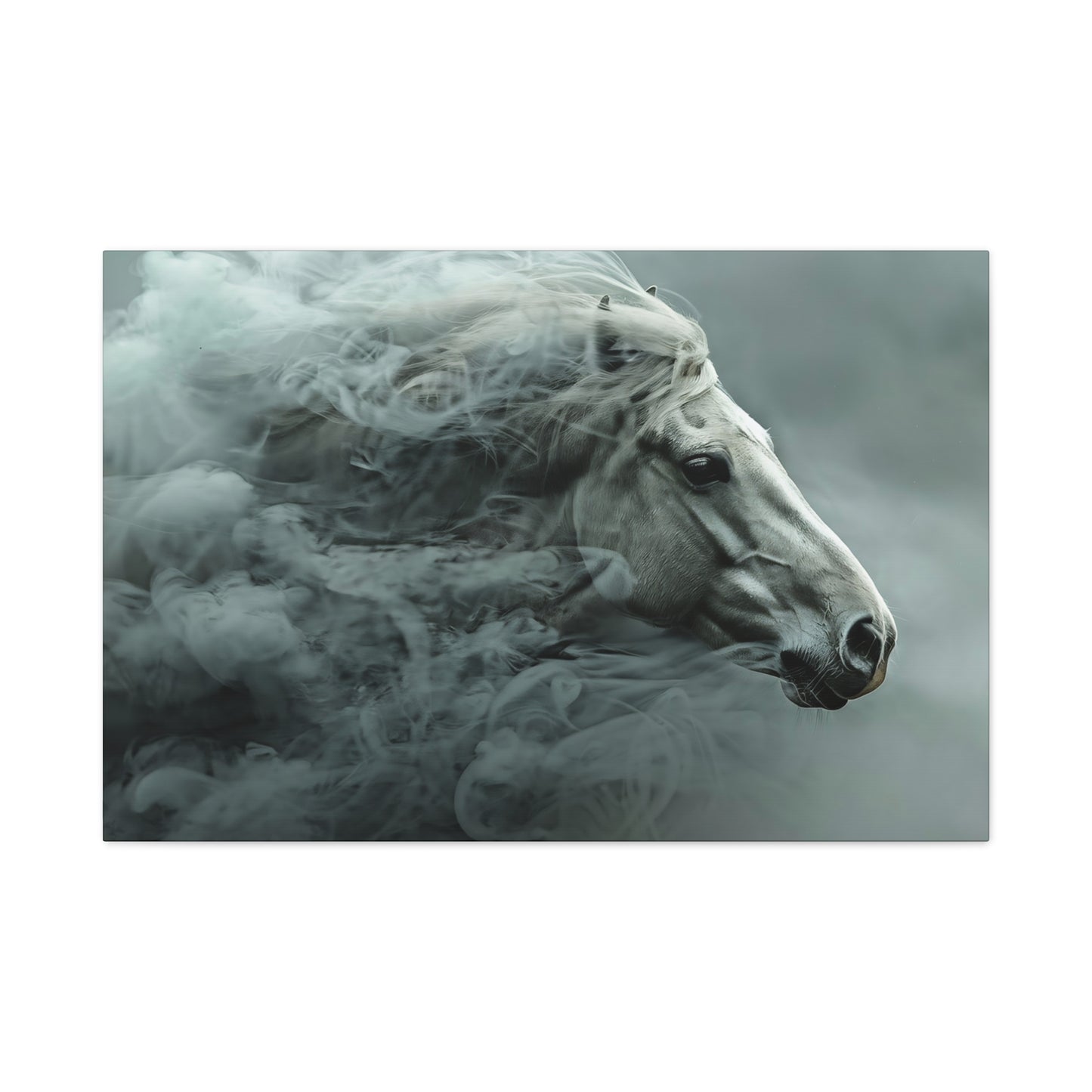 Horse Watercolor Canvas Wall Art