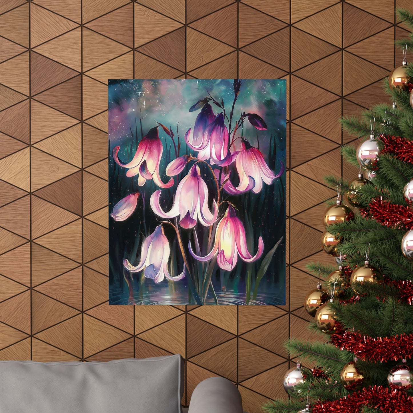 Flowers In The Night Poster