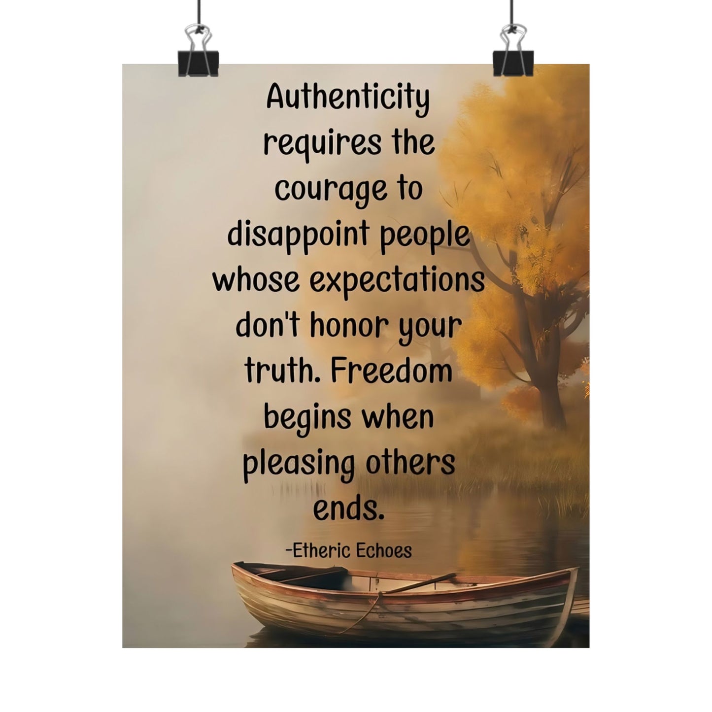 Authenticity Poster