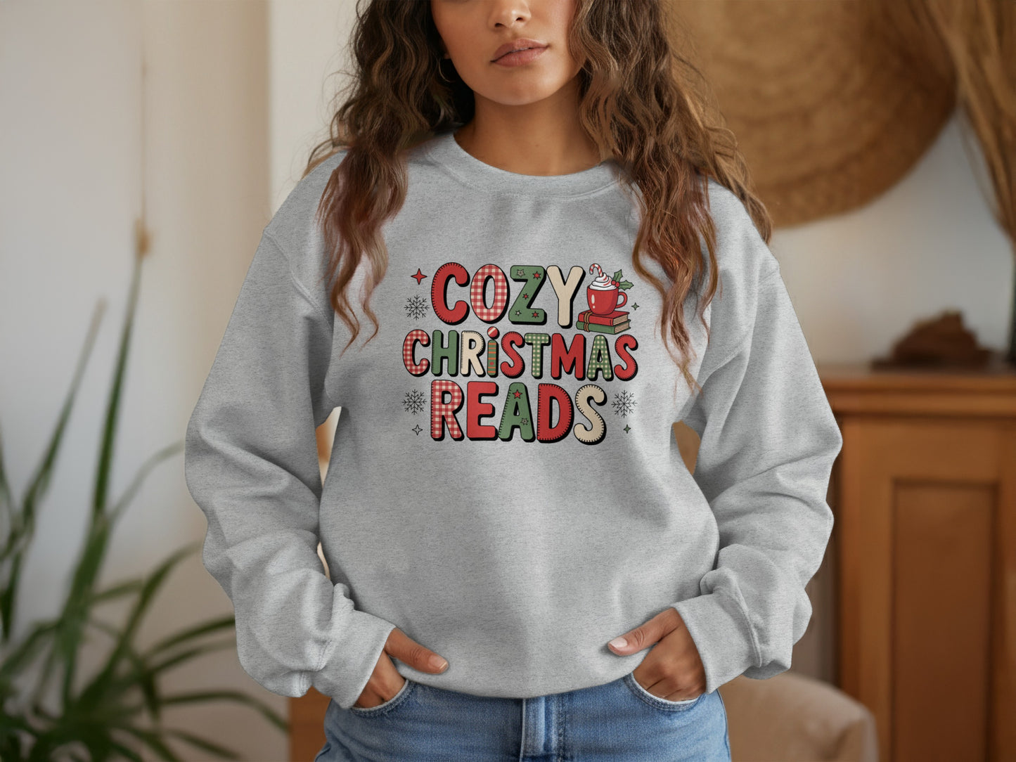 Cozy Christmas Reads Holiday Sweatshirt