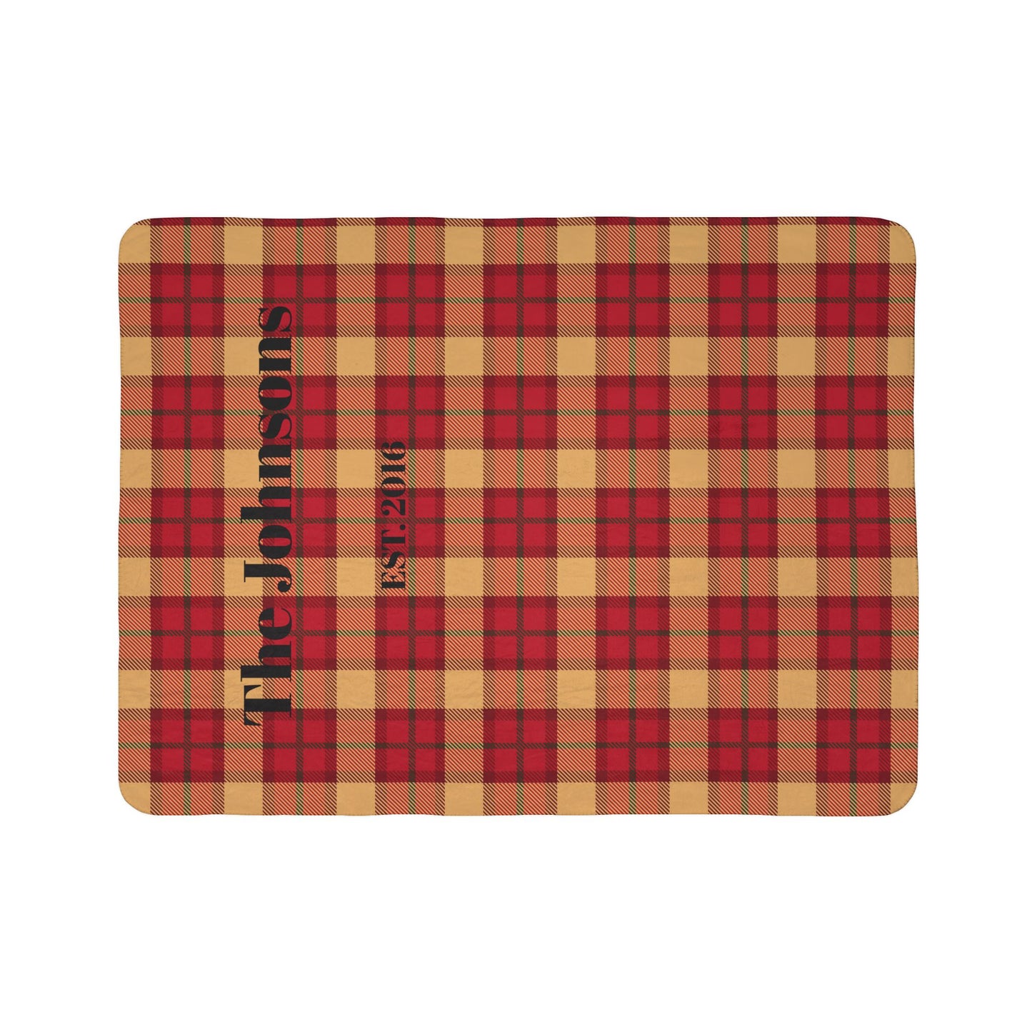 Farmhouse Plaid Family Blanket