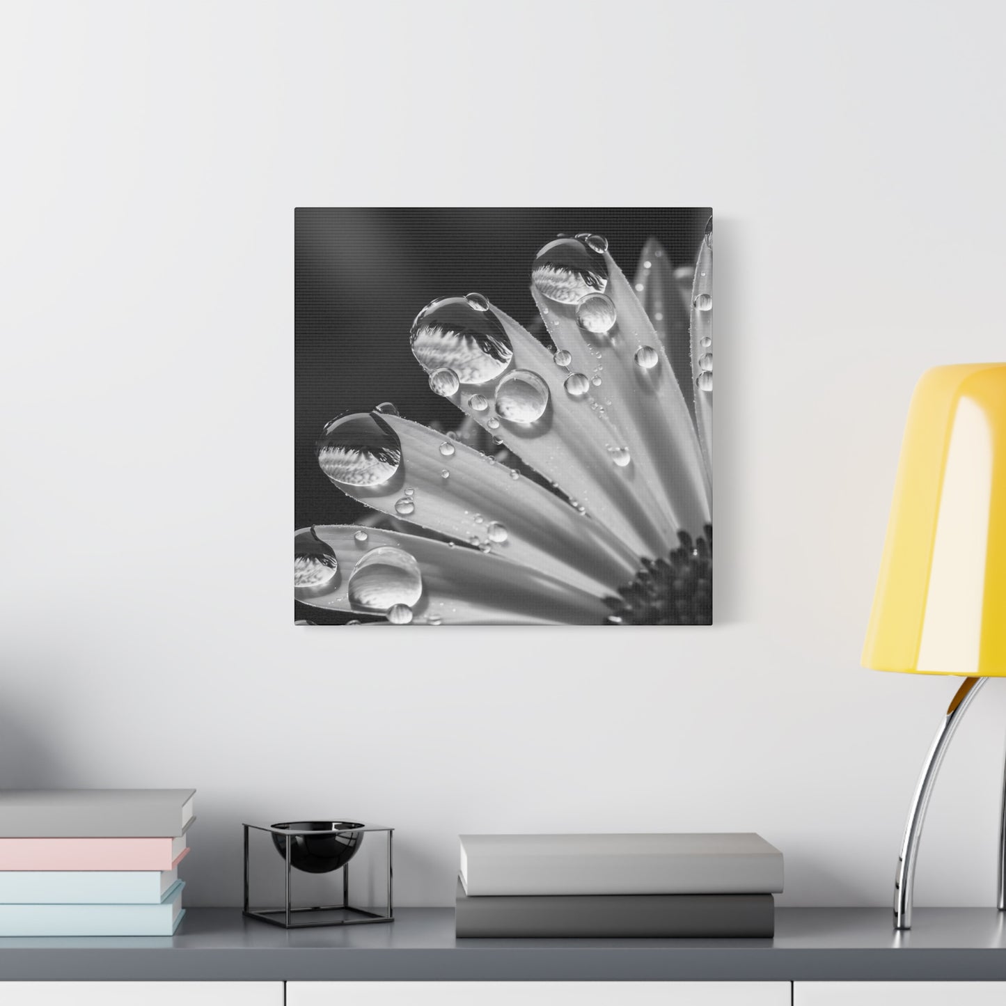 Black And White Daisy Wall Art