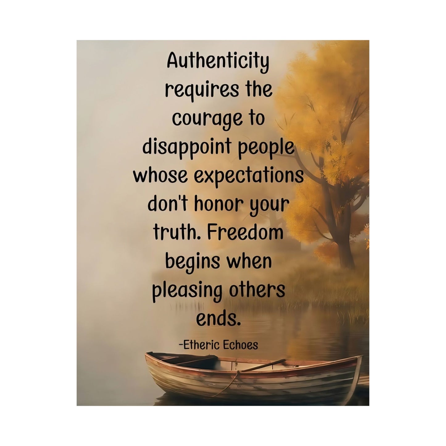 Authenticity Poster