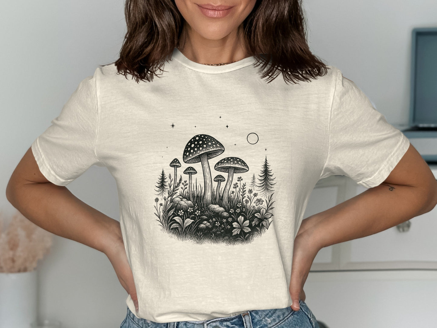 Fungi Forest Design Women's Graphic Tee product type