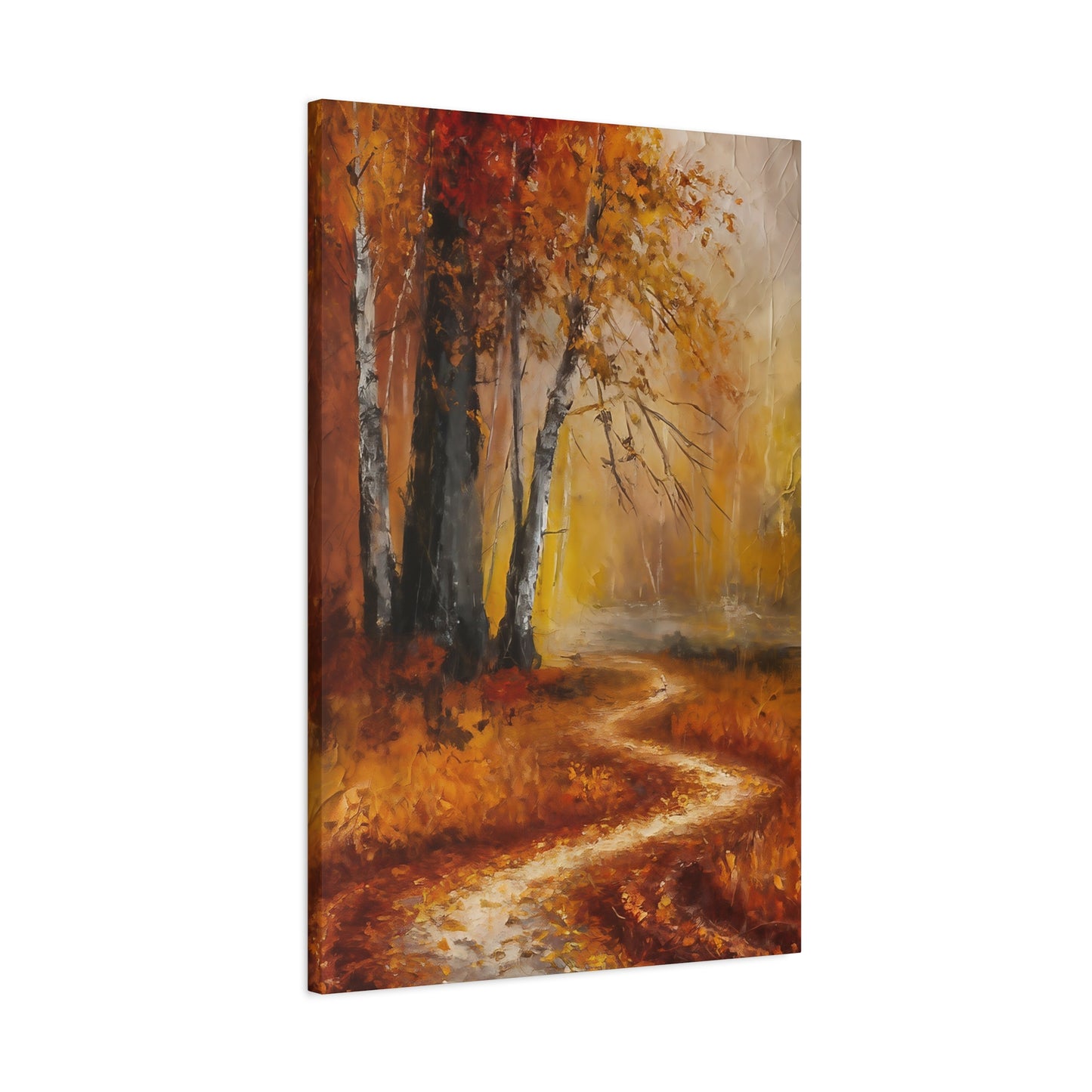 Fall Pathway Canvas Wall Art