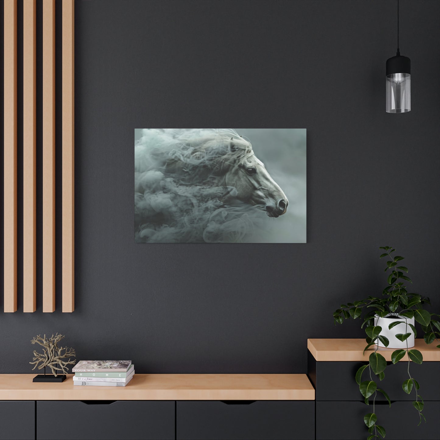 Horse Watercolor Canvas Wall Art