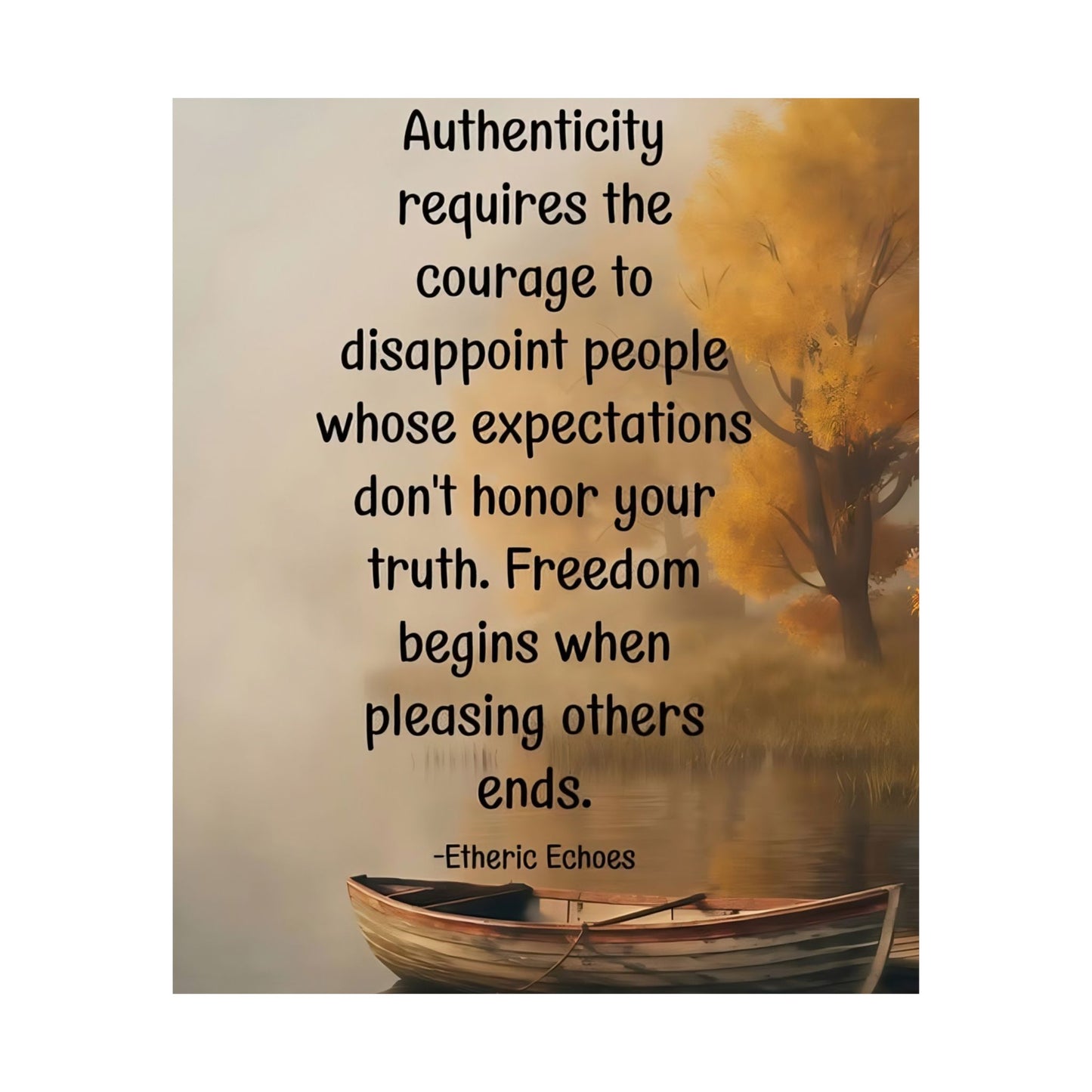 Authenticity Poster