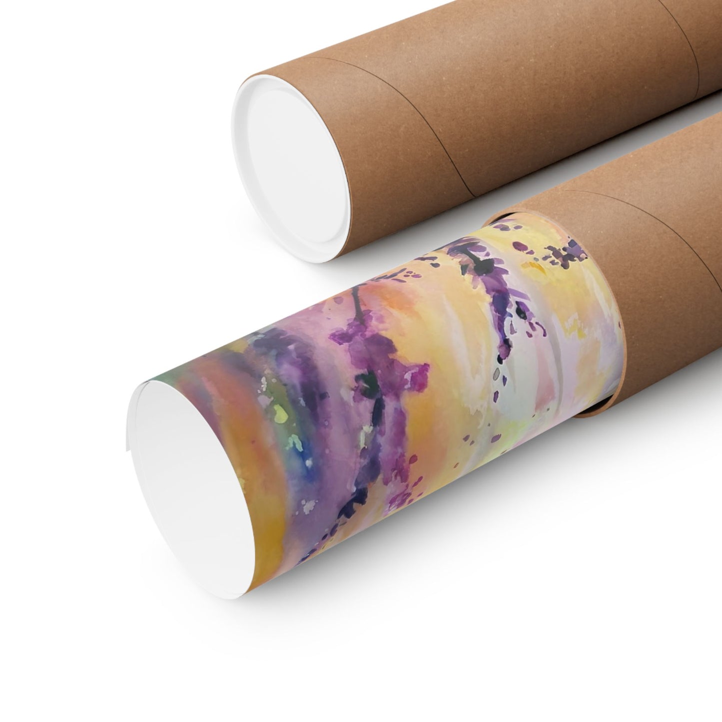 Flowers With Dragonfly Poster