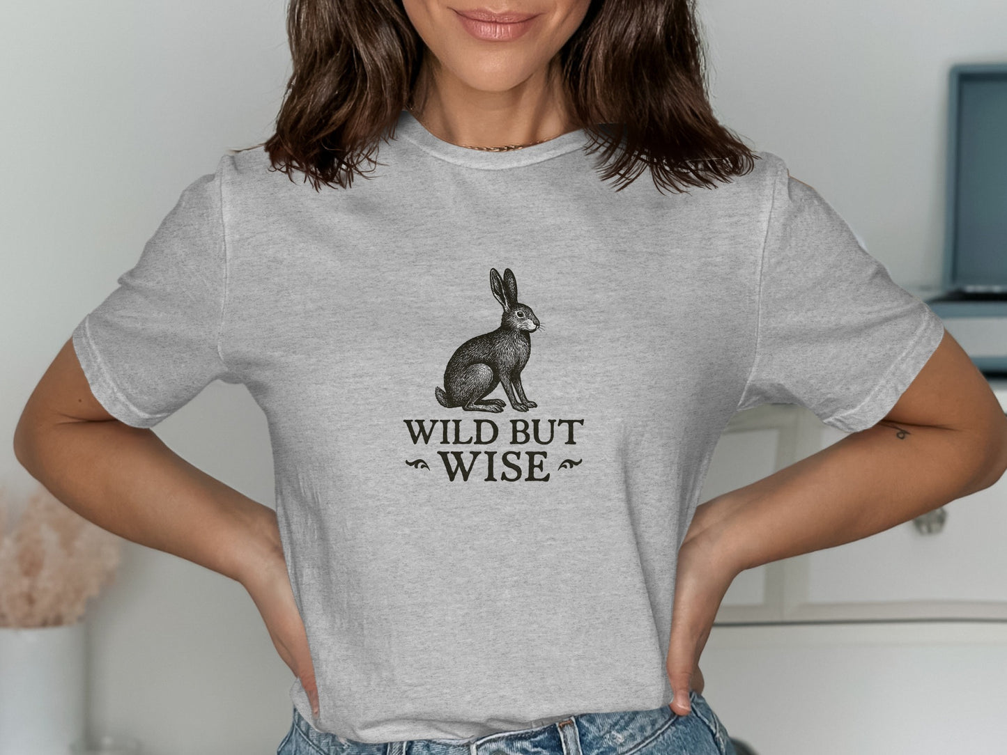 Wild But Wise Rabbit Graphic Tee product