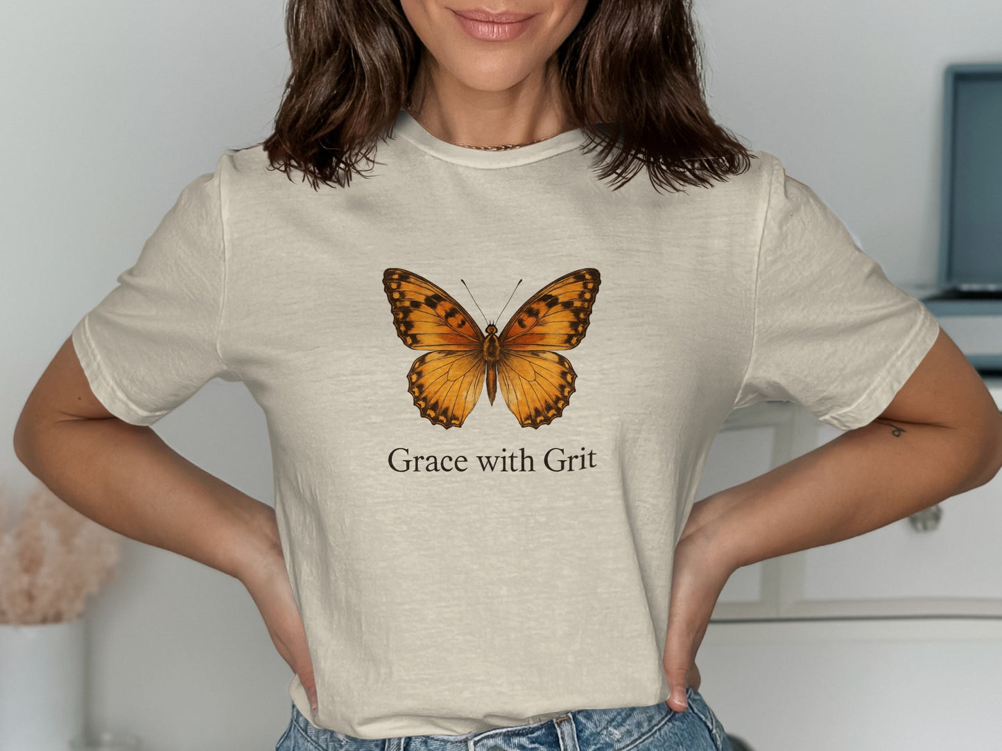 Grace with Grit Butterfly Graphic Tee product type