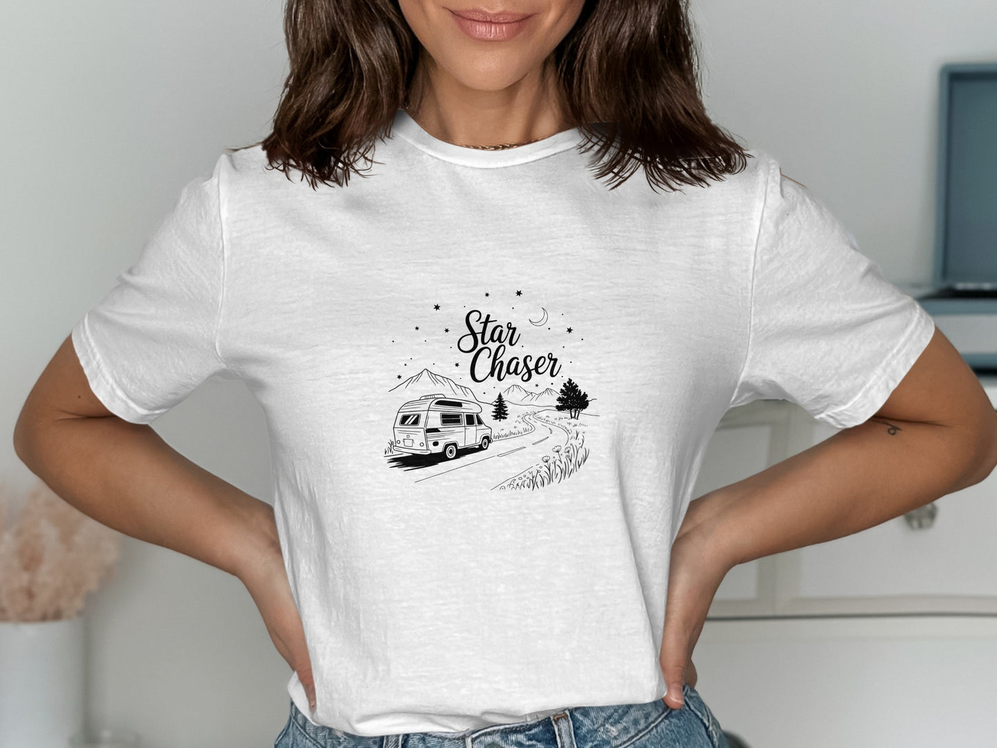 Star Chaser Graphic Tee Adventure Road Trip product