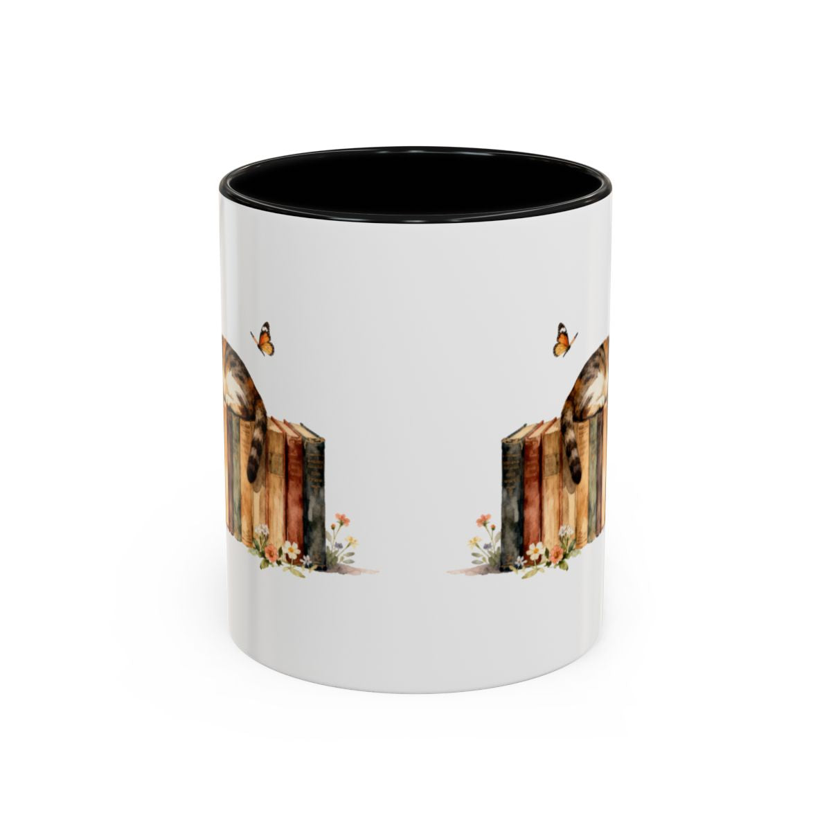 Cute Animal Barn House and Butterfly Art Mug product