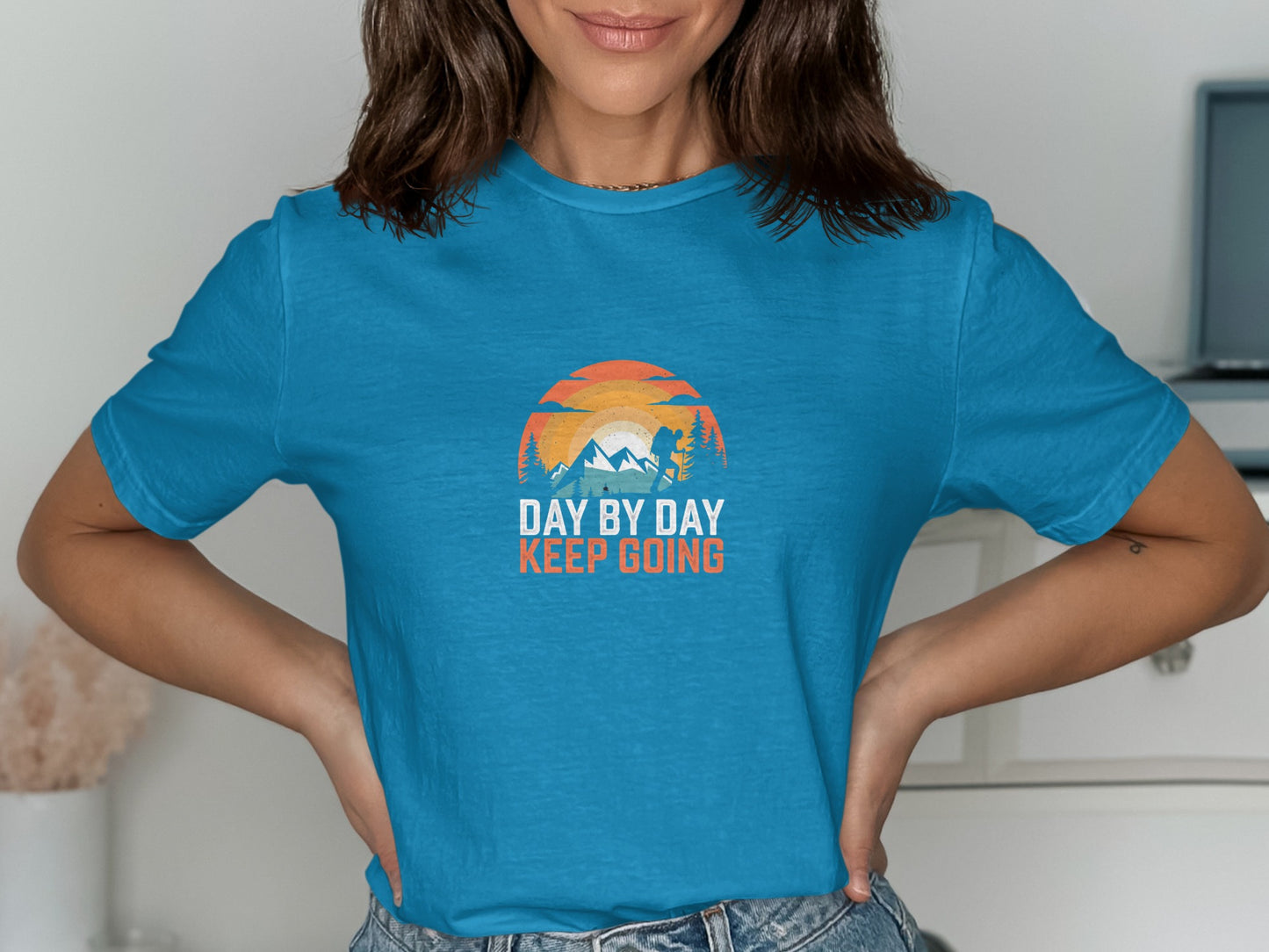 Day By Day Keep Going Graphic T-shirt product type