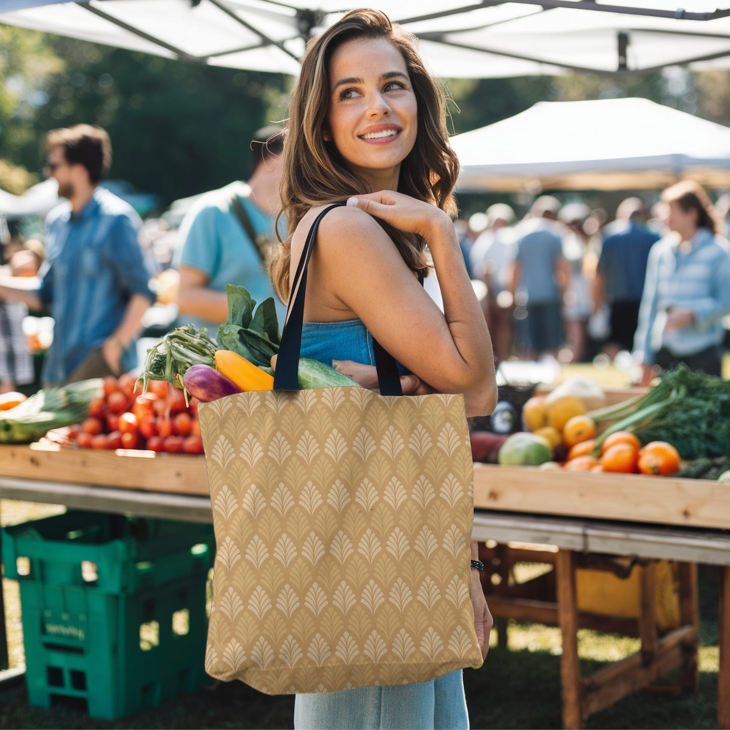 Harvest Gold Leaf Tote Bag