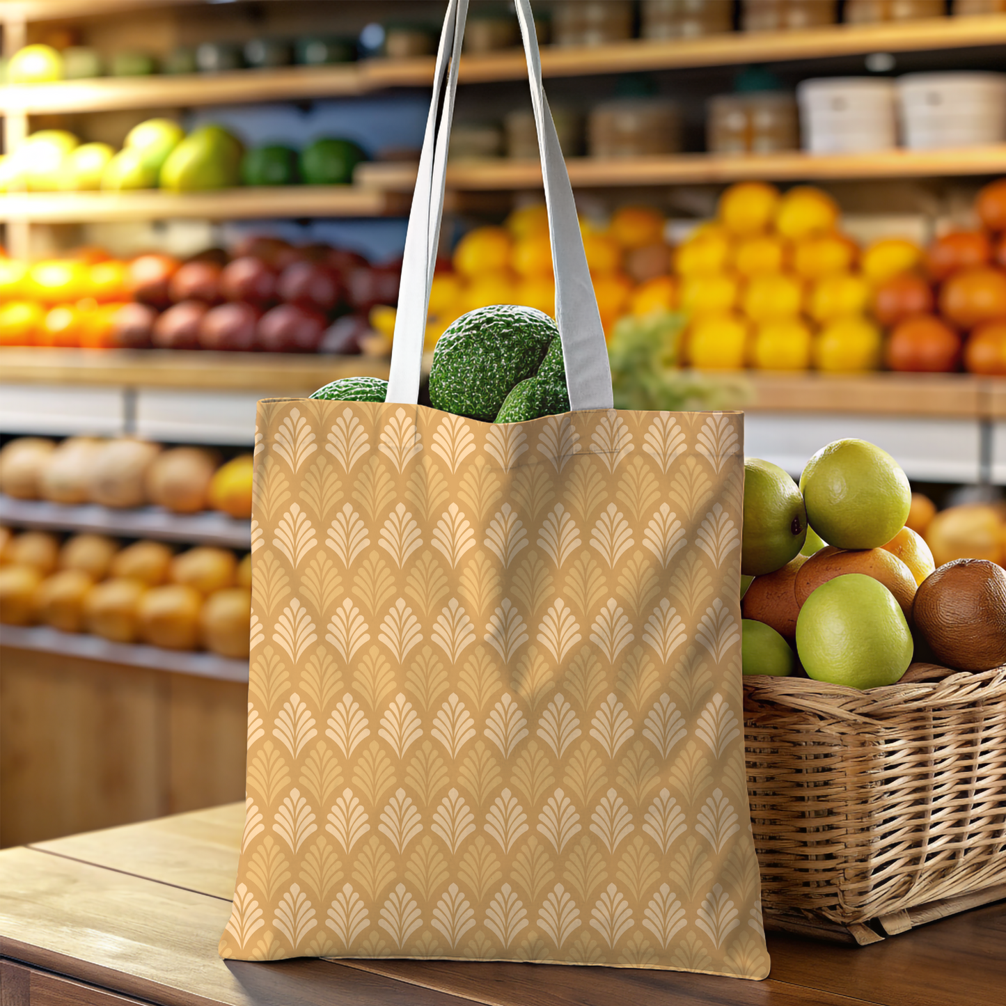 Harvest Gold Leaf Tote Bag