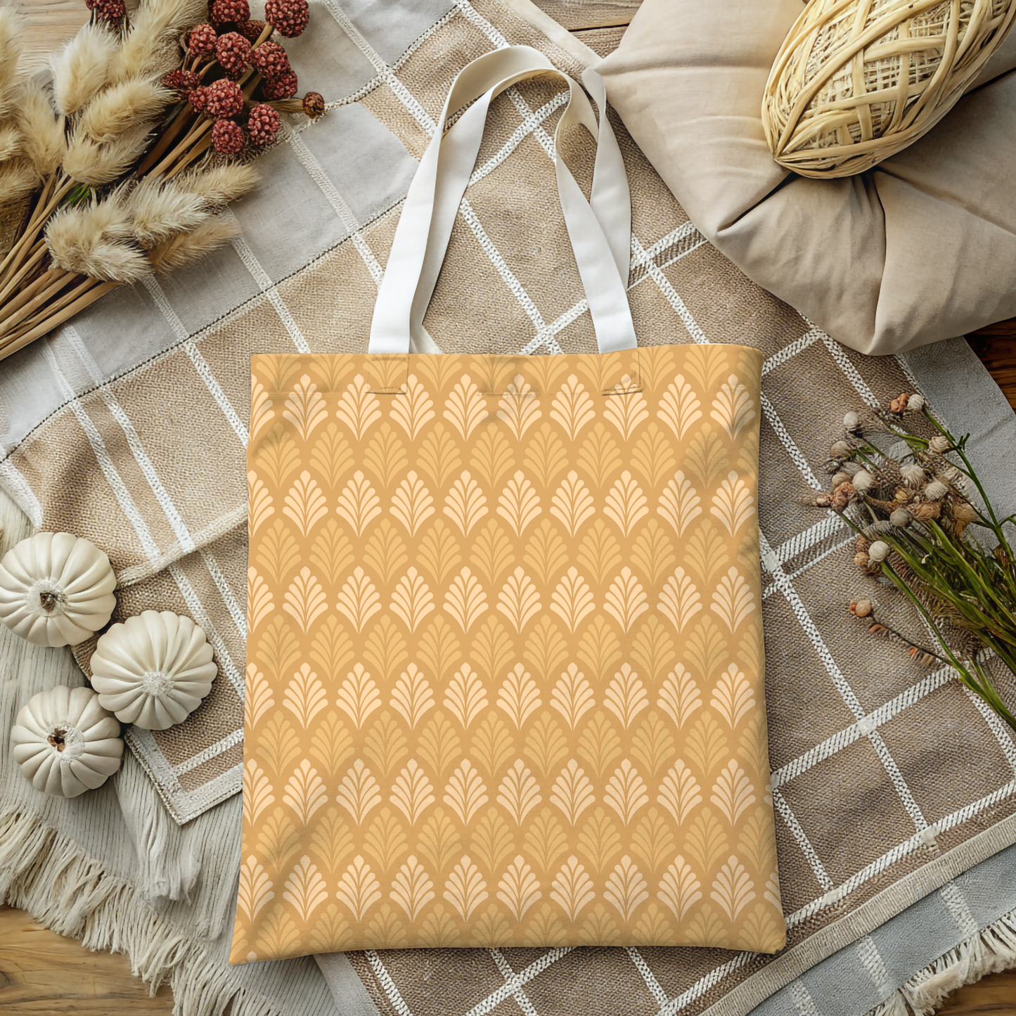 Harvest Gold Leaf Tote Bag