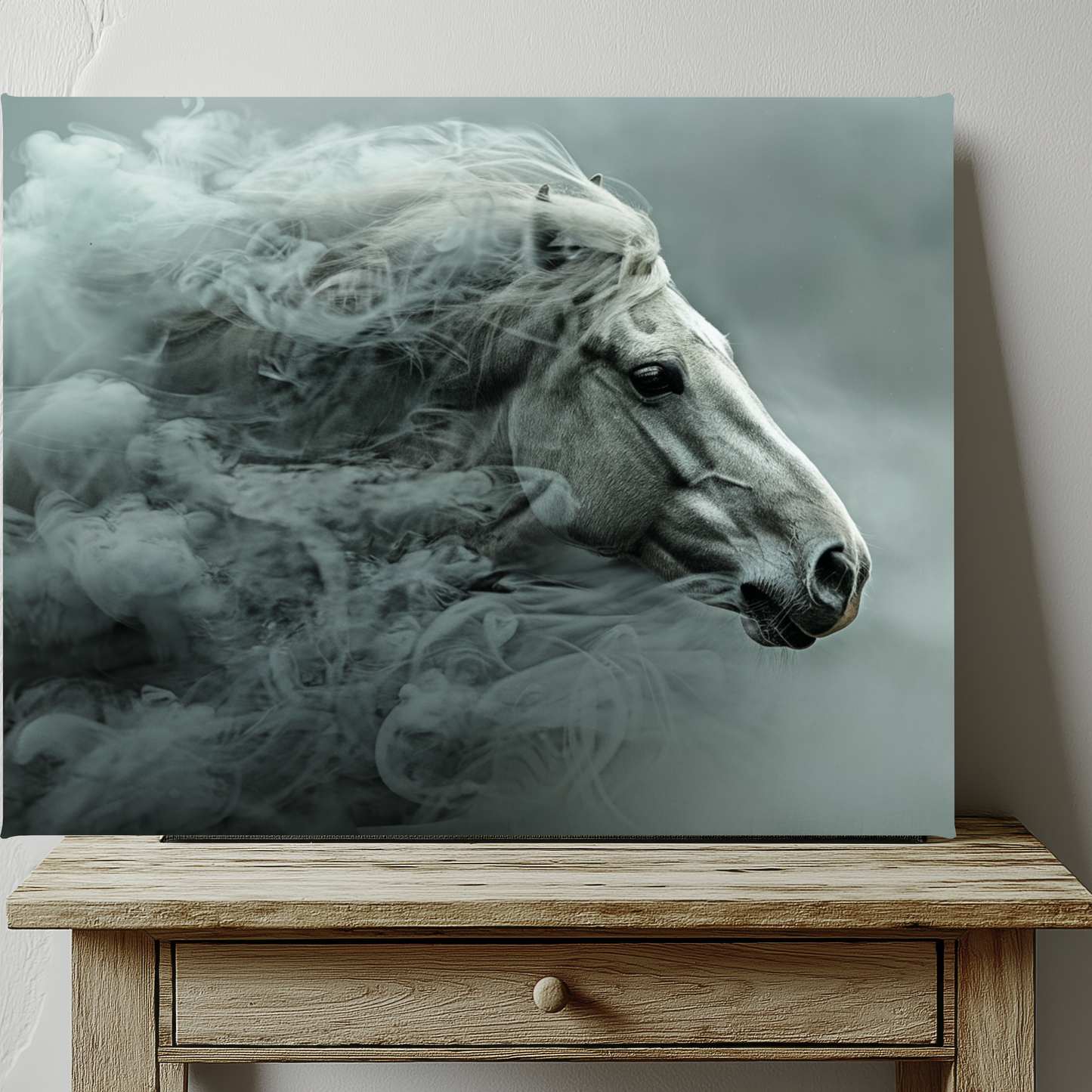 Horse Watercolor Canvas Wall Art