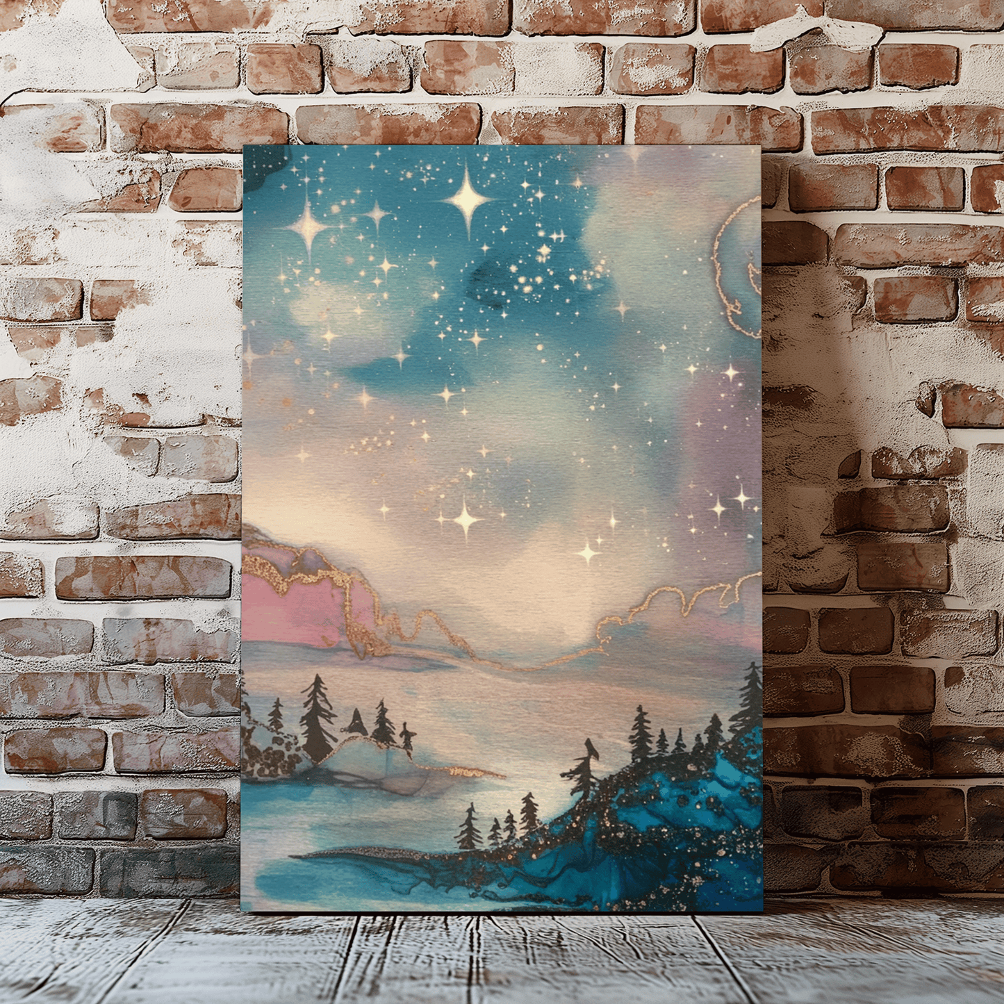 Starry Night Canvas Wall Art
