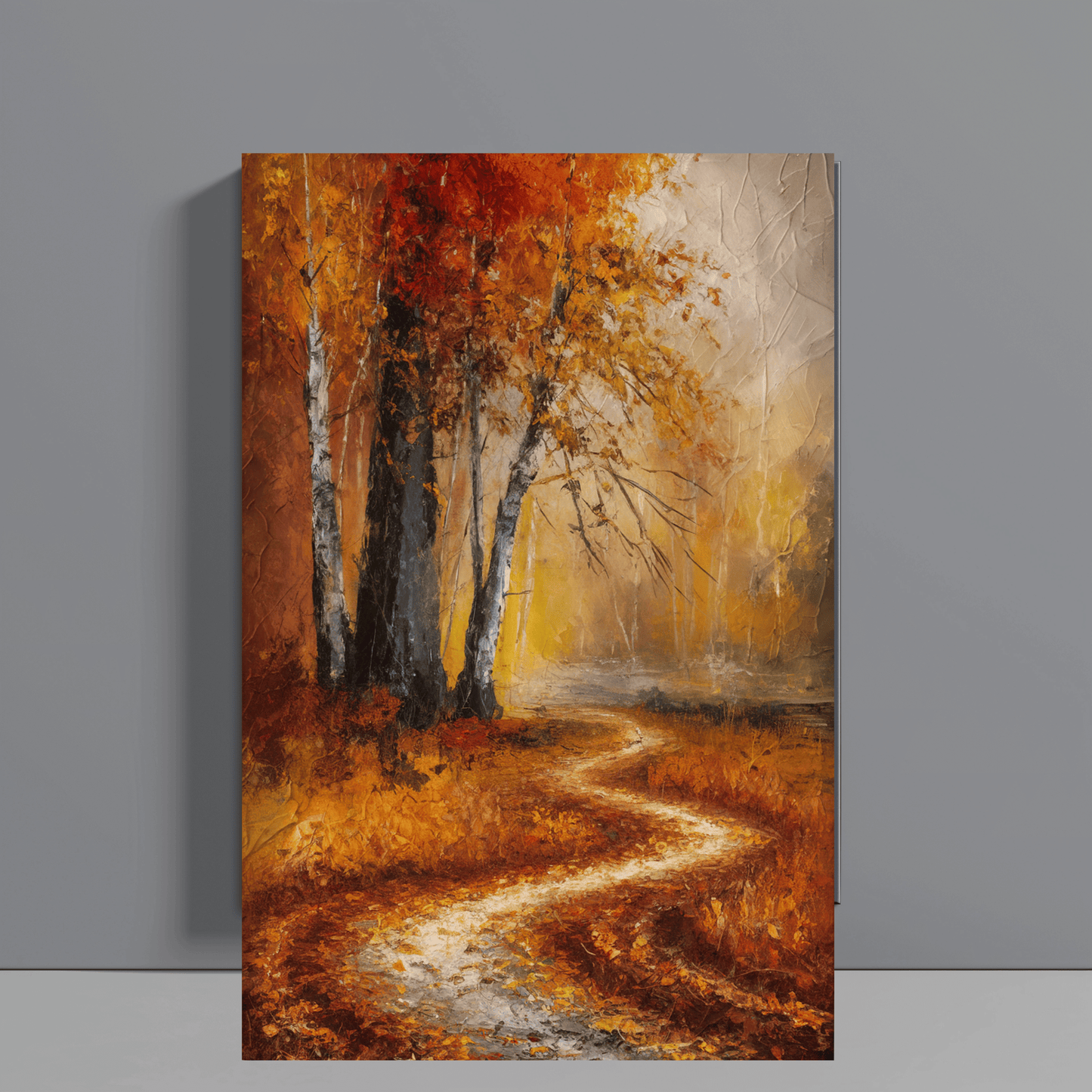 Fall Pathway Canvas Wall Art