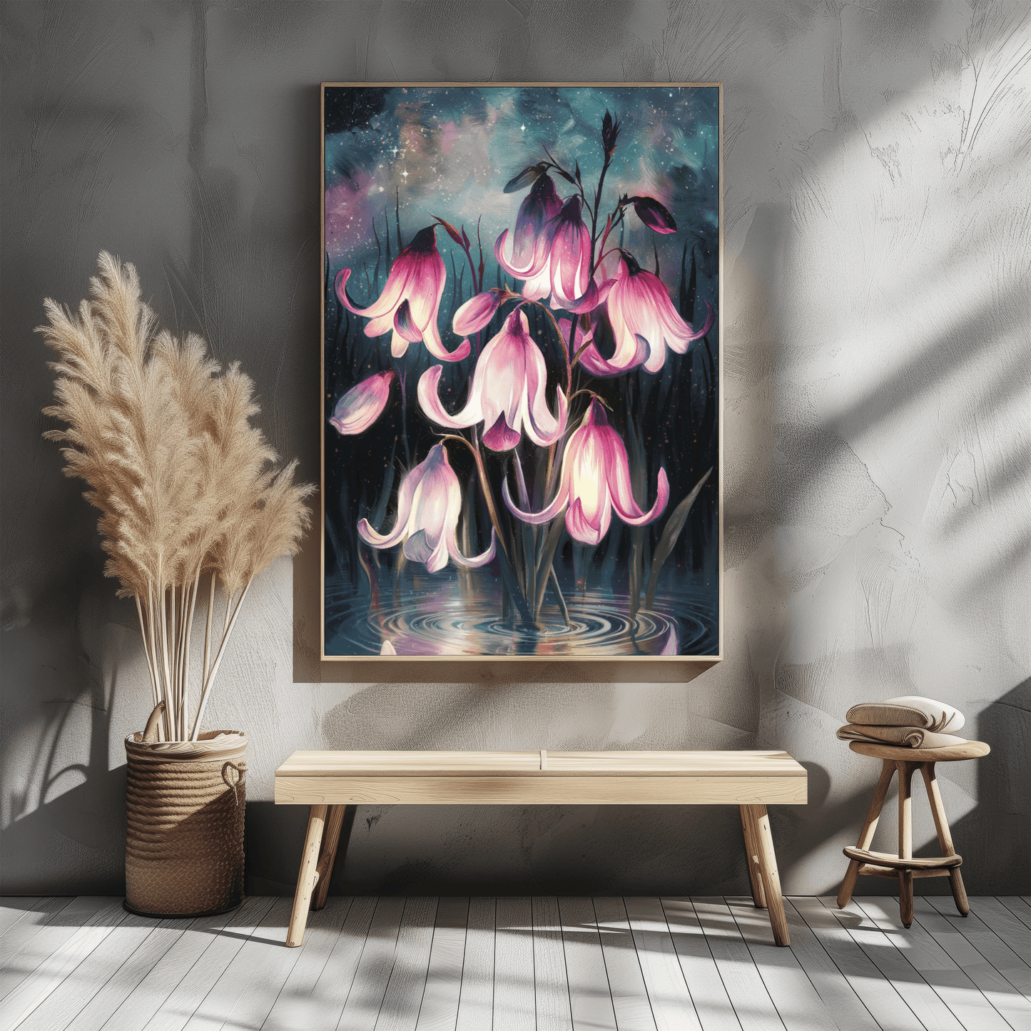 Flowers In The Night Poster