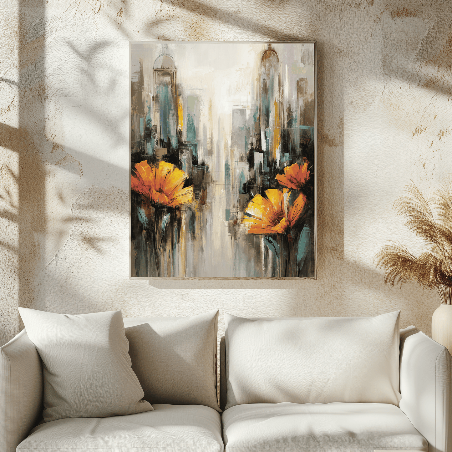 Flowers In The City Poster