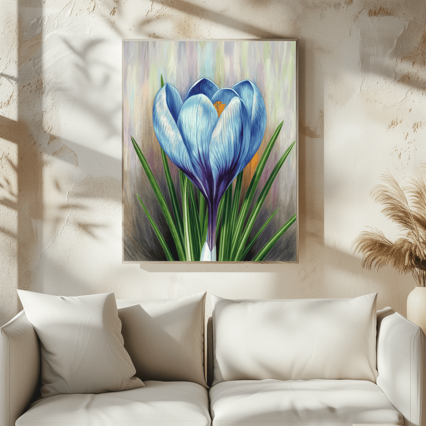 Blooming Crocus Flower Poster