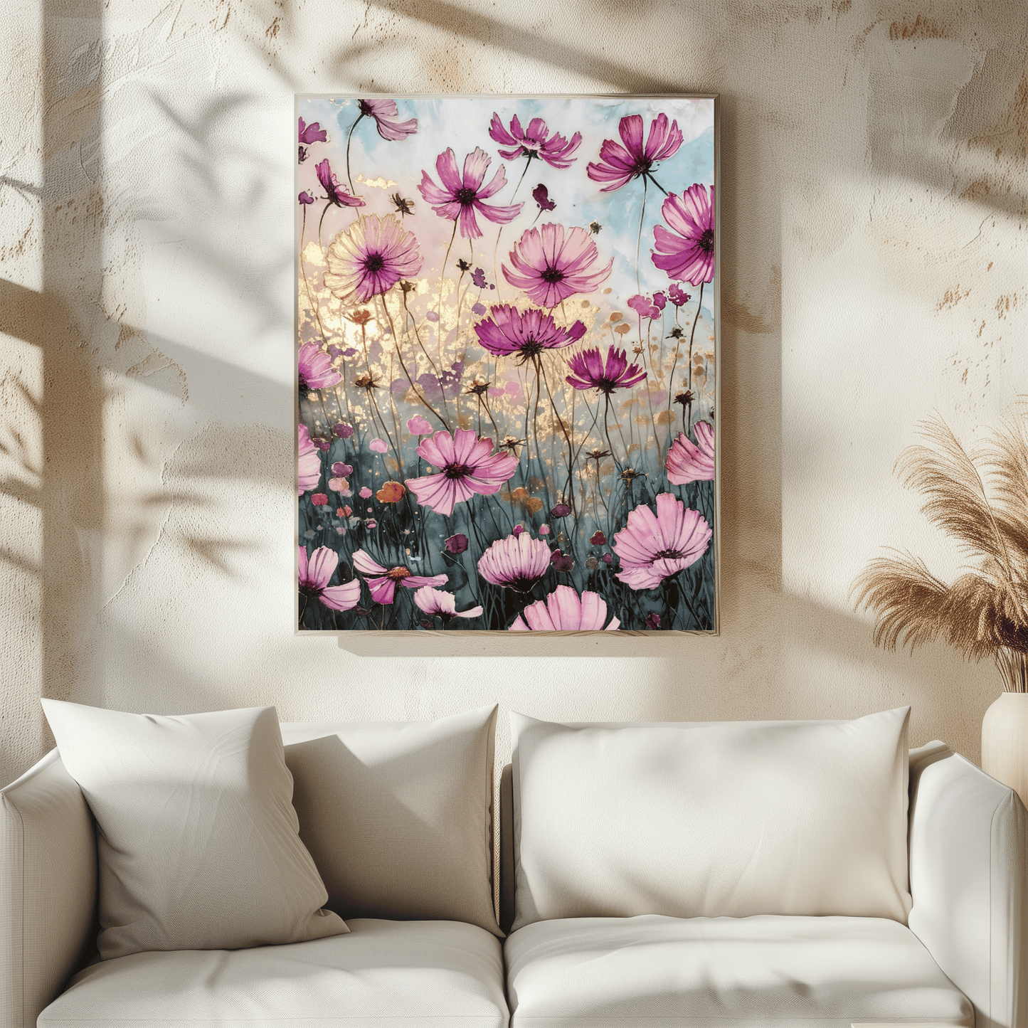 Fields Of Purple Flowers Poster