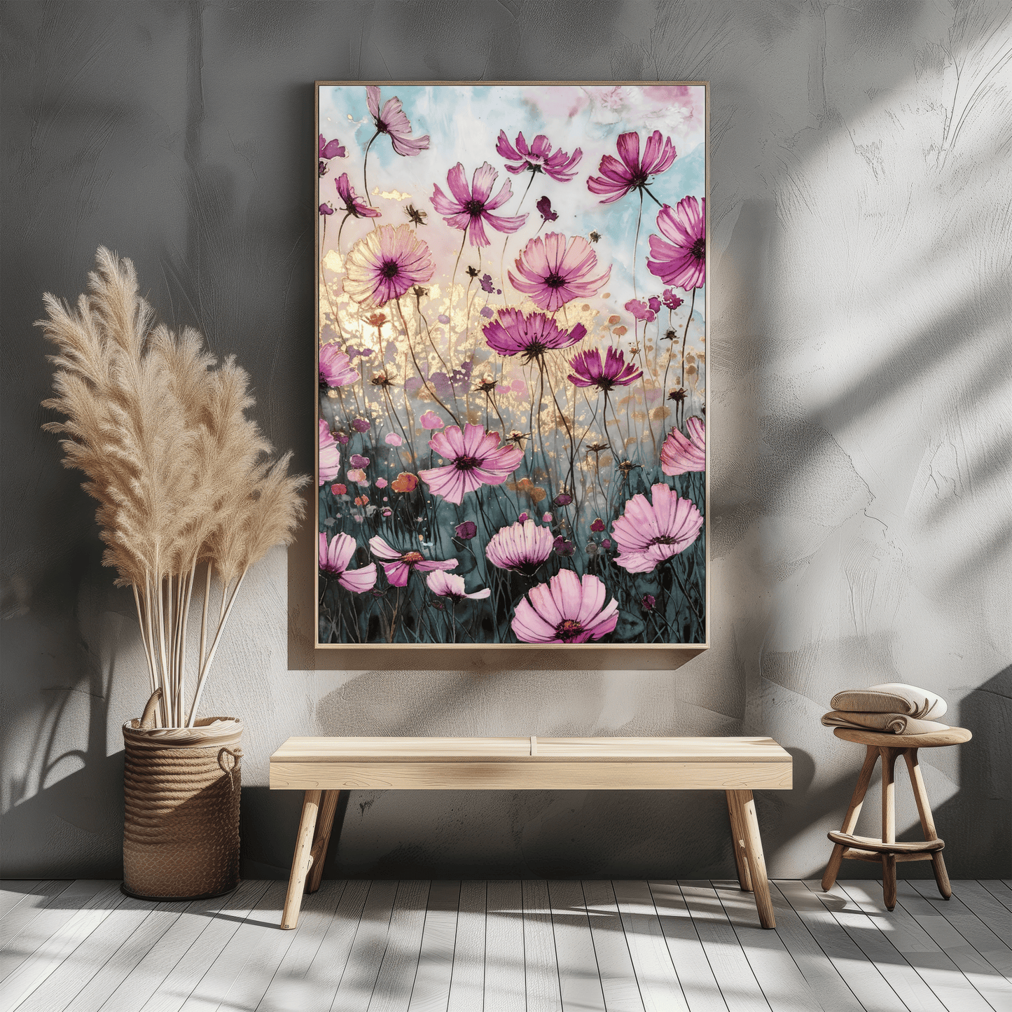 Fields Of Purple Flowers Poster