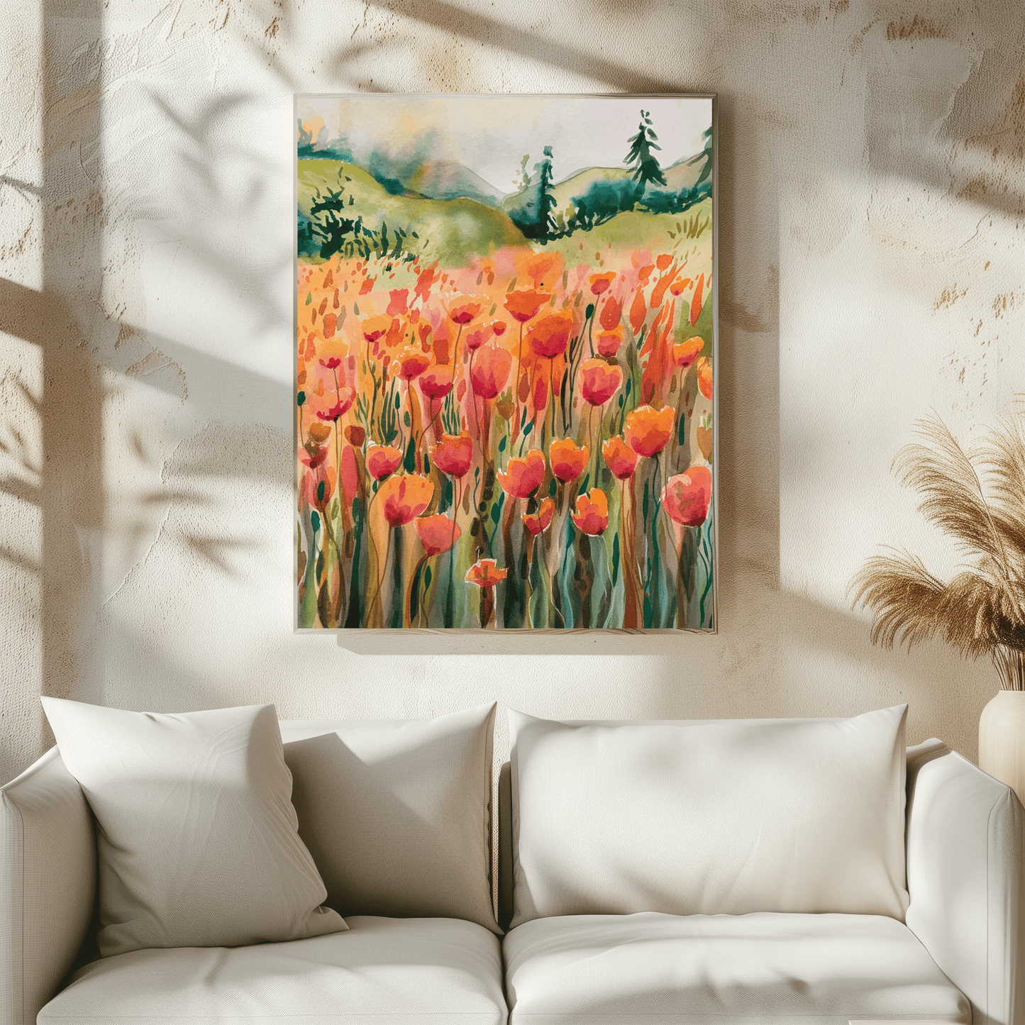 Field Of Flowers Poster