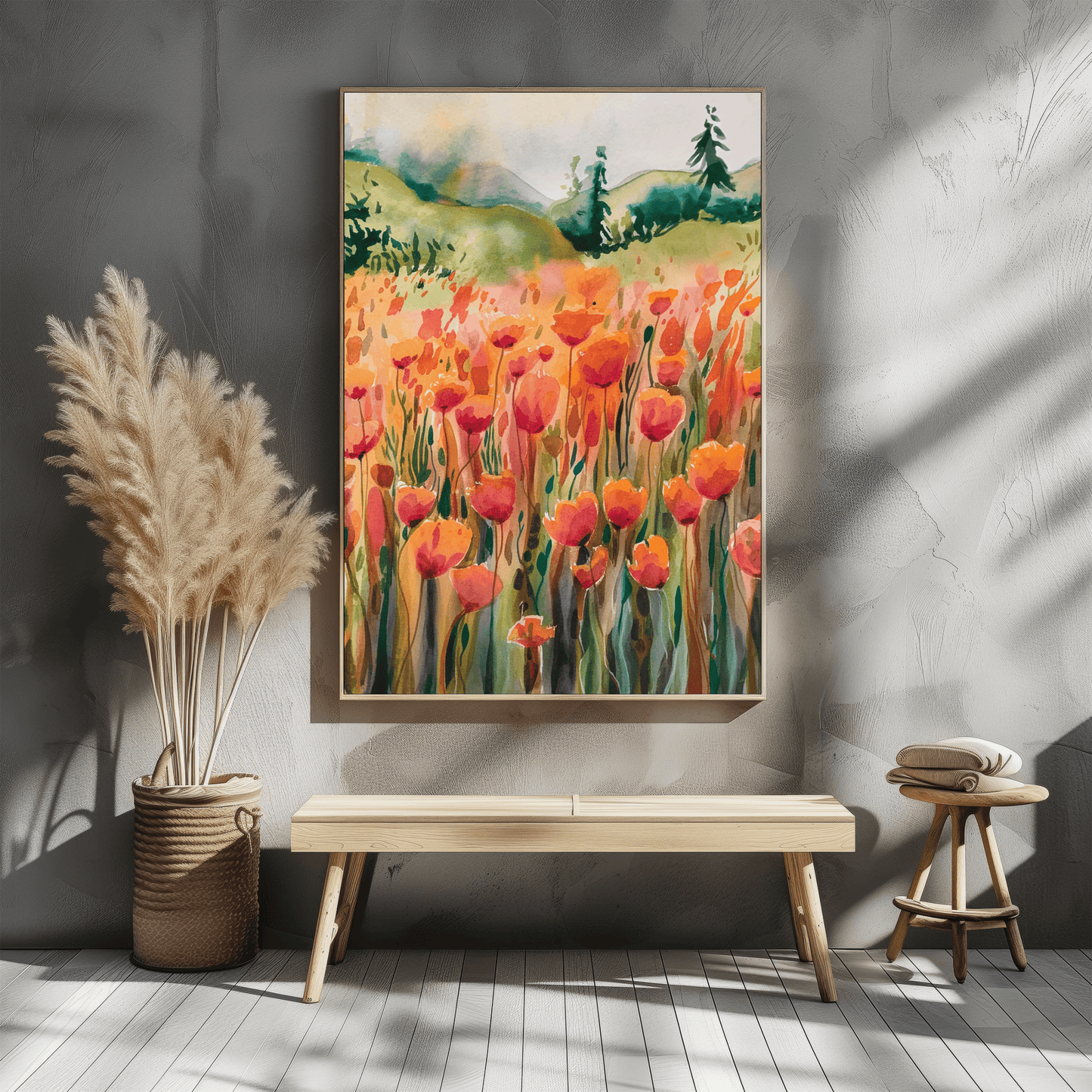 Field Of Flowers Poster