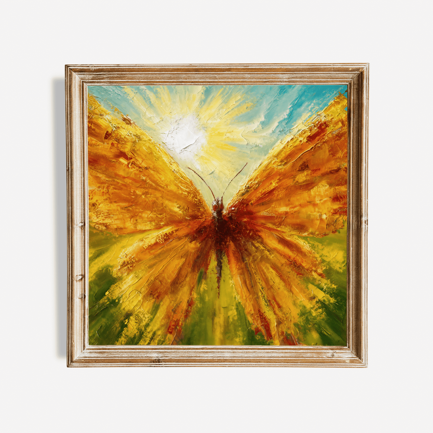Close Up Abstract Butterfly Poster