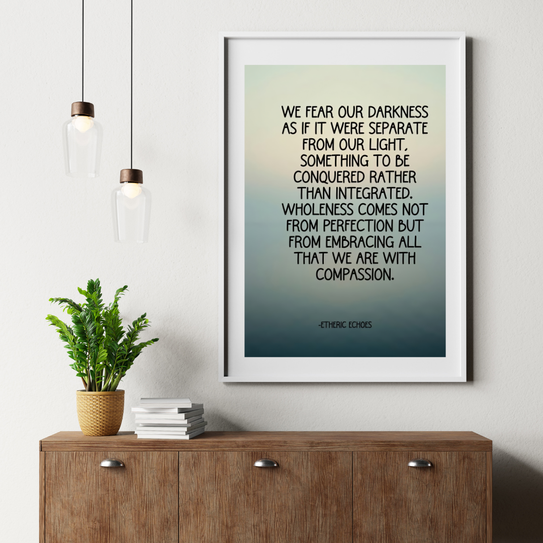 We Fear Our Darkness Poster
