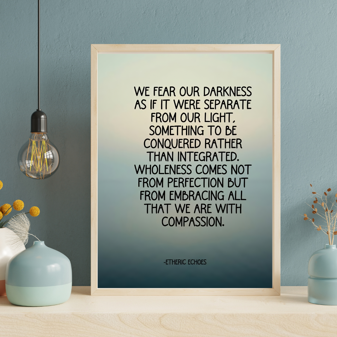 We Fear Our Darkness Poster