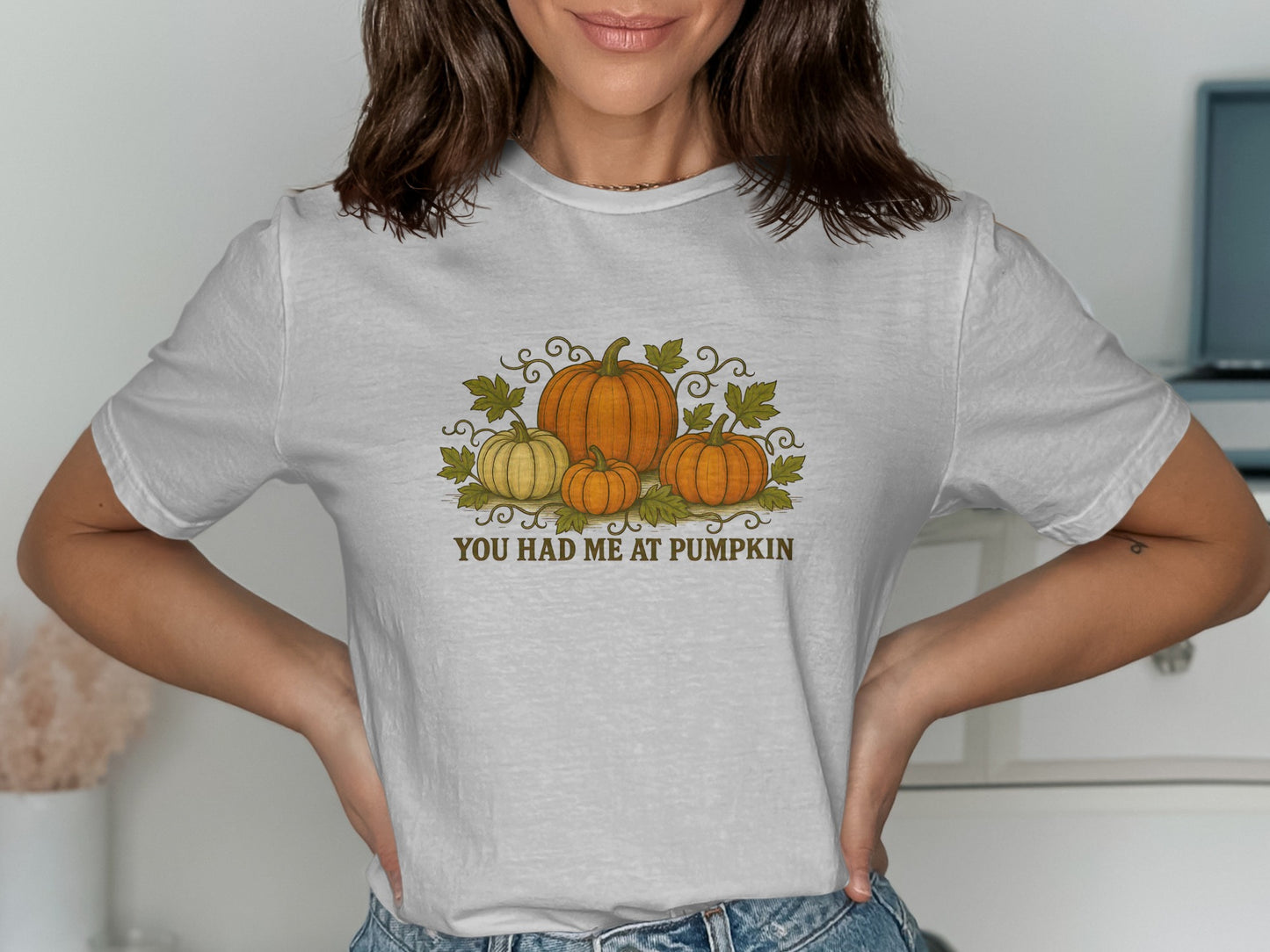 You Had Me At Pumpkin Graphic Tshirt product type