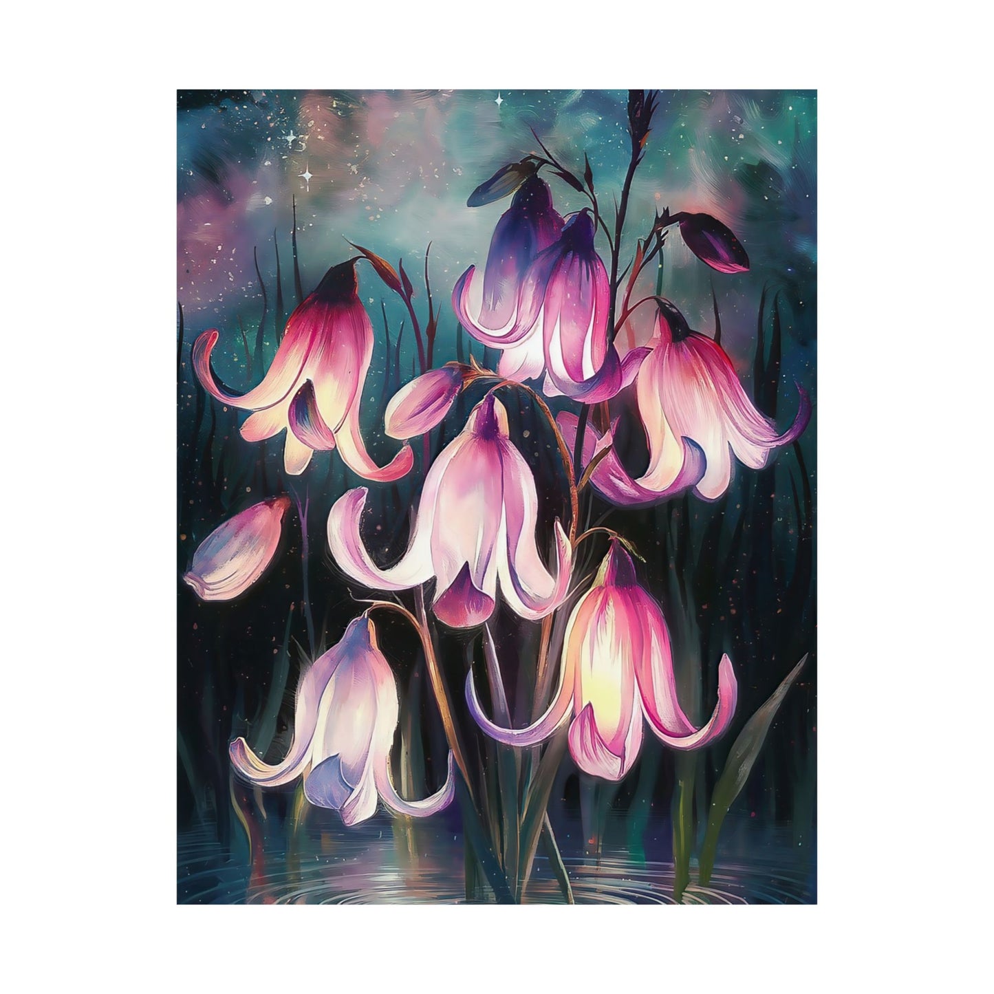 Flowers In The Night Poster