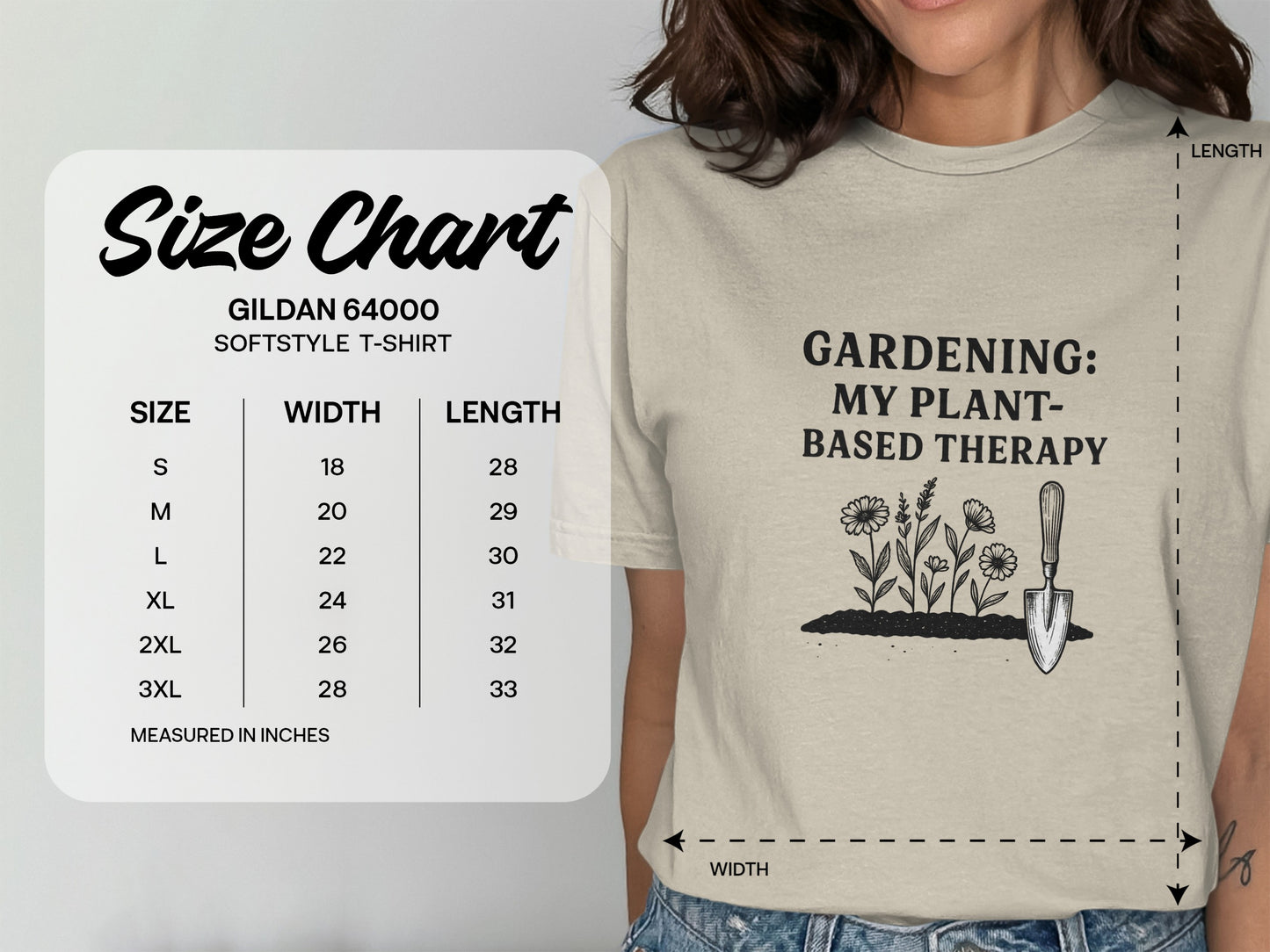 Gardening My Plant Based Therapy T-shirt product