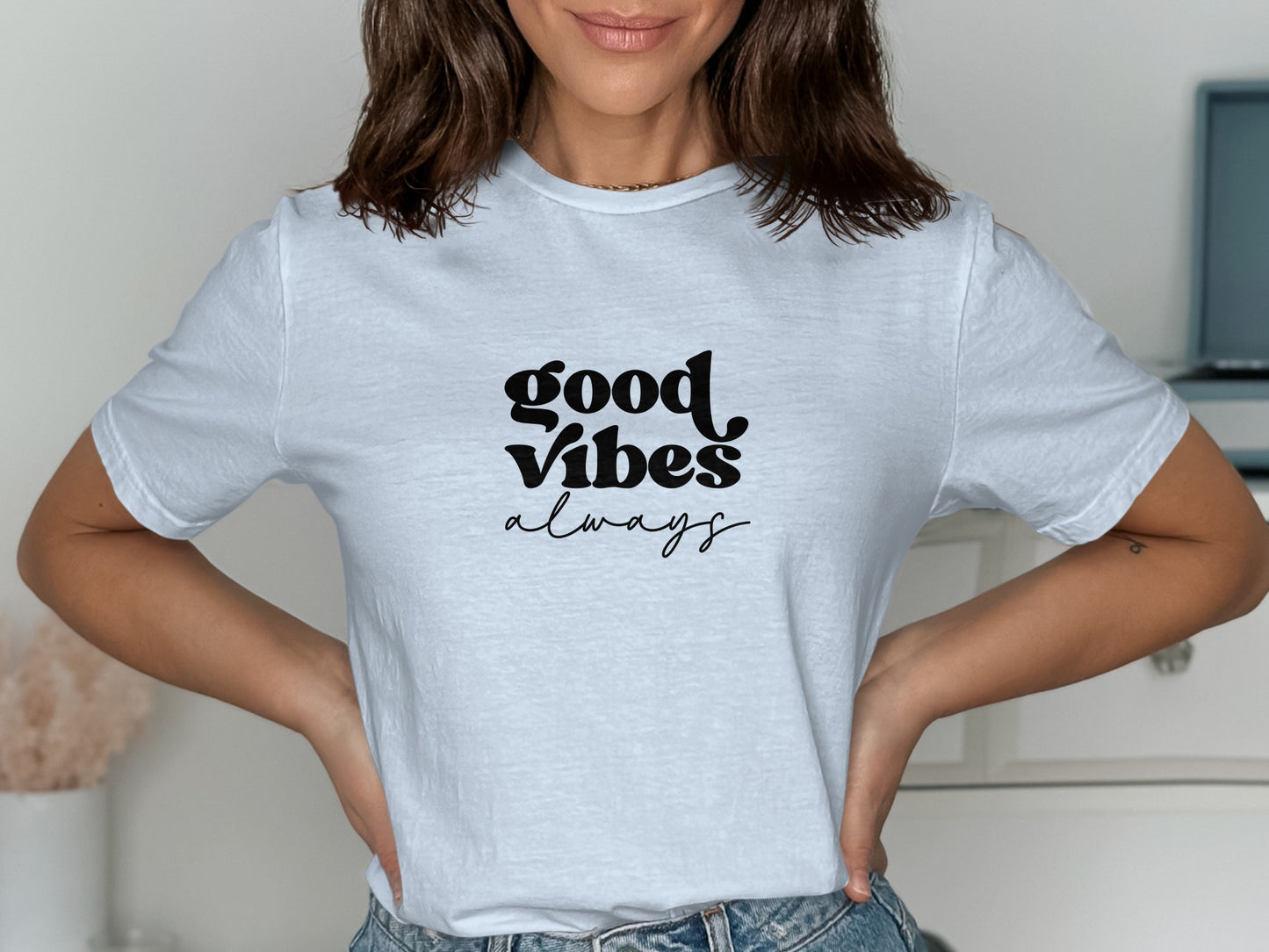 Good Vibes Always Printed Graphic Tee product