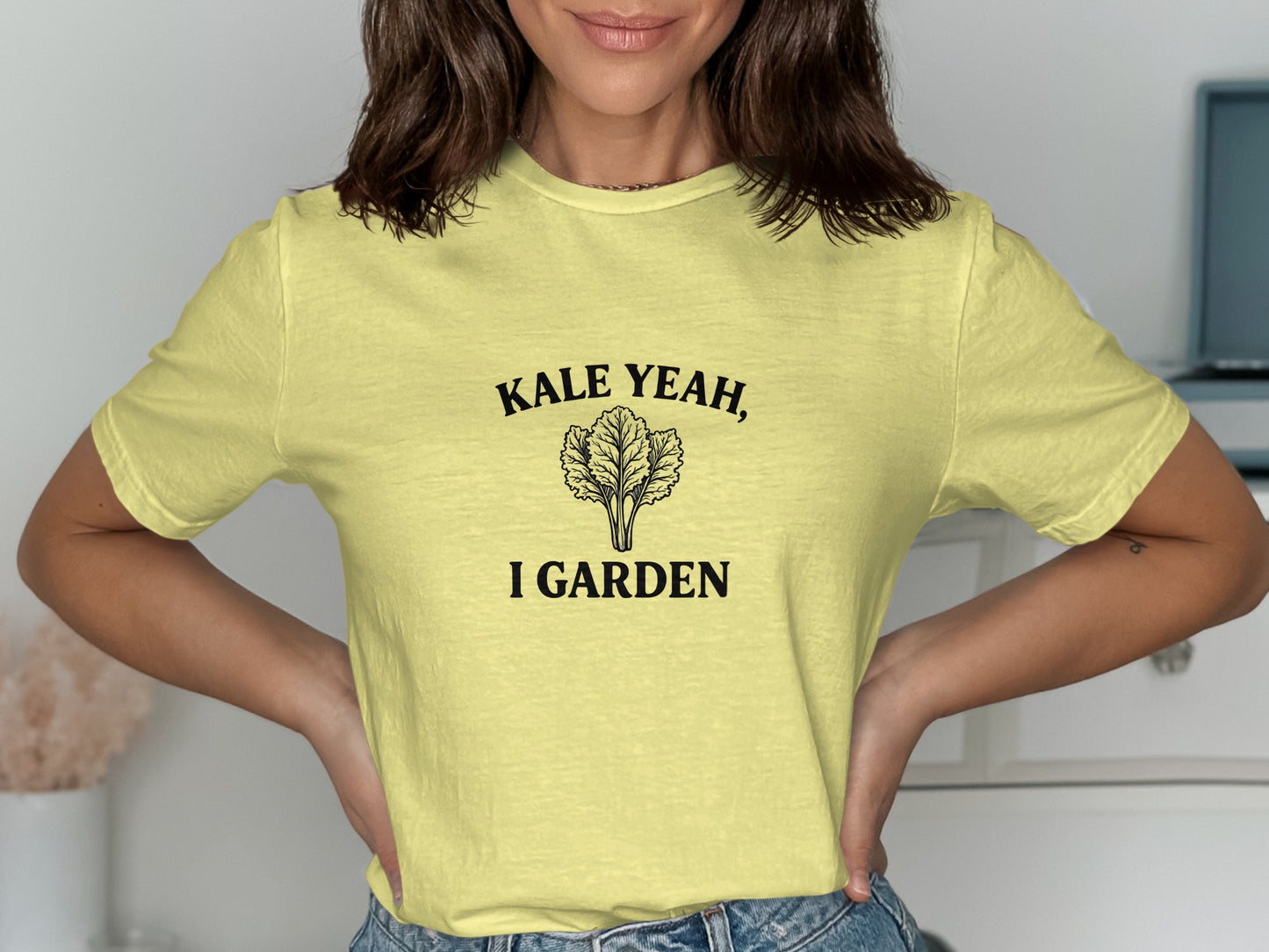 Kale Yeah I Garden Funny Graphic Tee Shirt product type