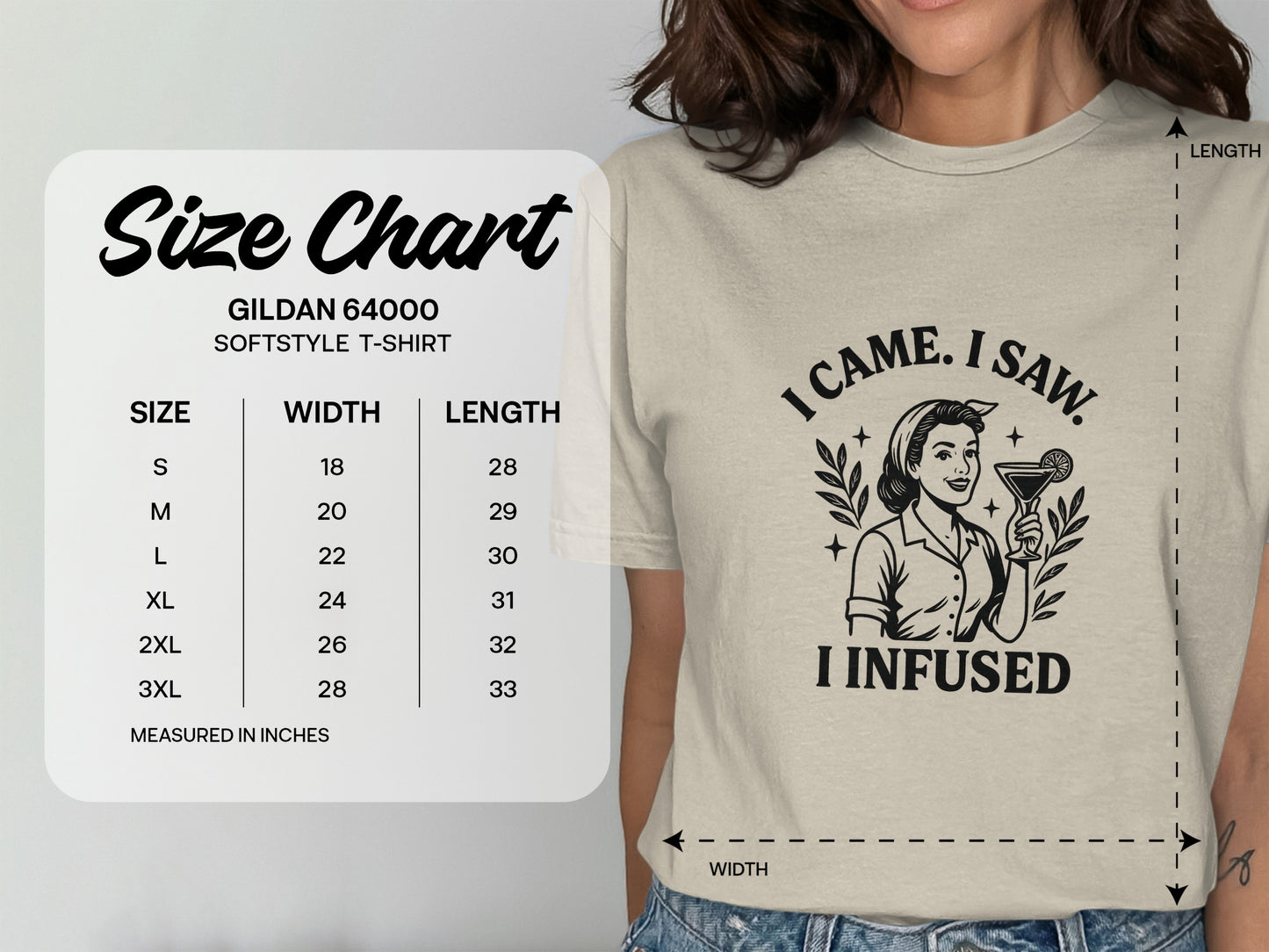 I Came I Saw I Infused Gildan Softstyle T-Shirt product
