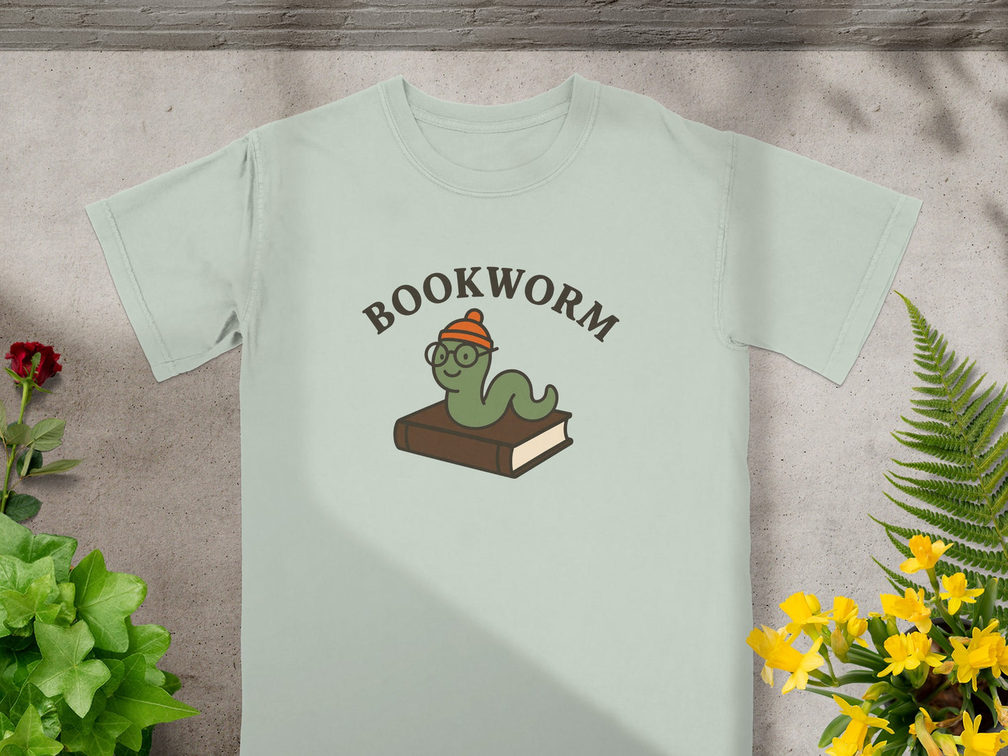 Bookworm Graphic Tee Funny Gift Novelty product type
