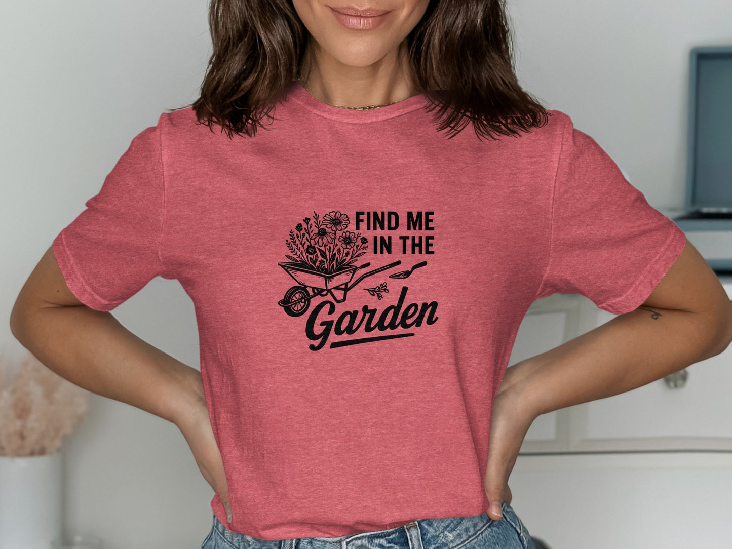 Find Me In the Garden Graphic Tee Shirt product type