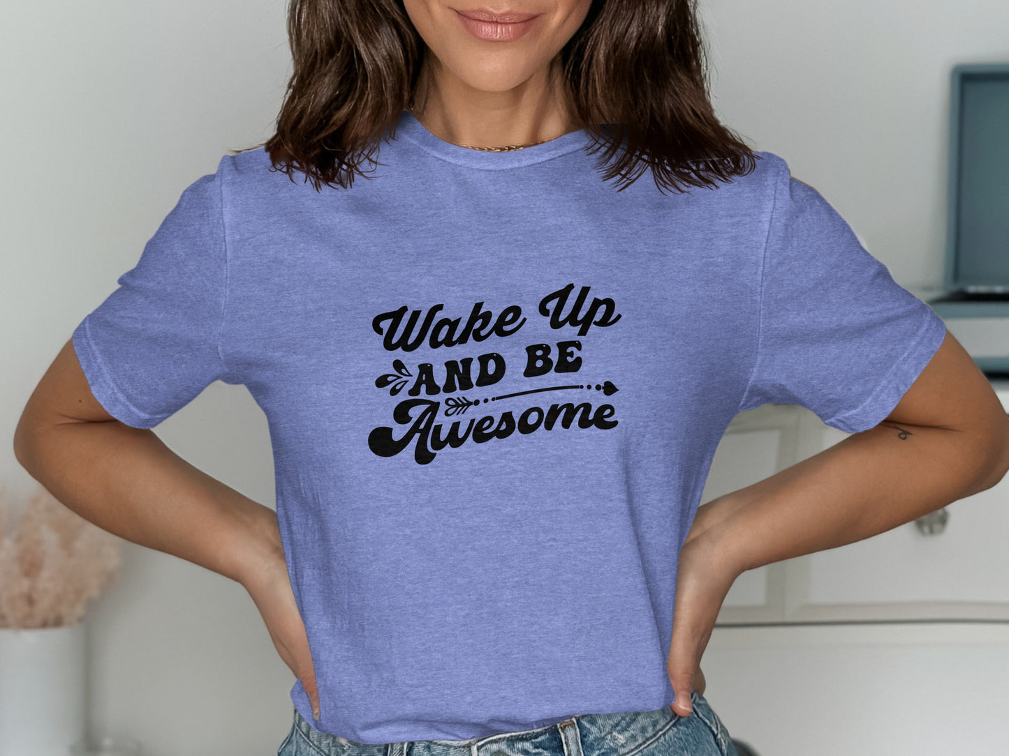 Wake Up And Be Awesome Graphic Tee product type