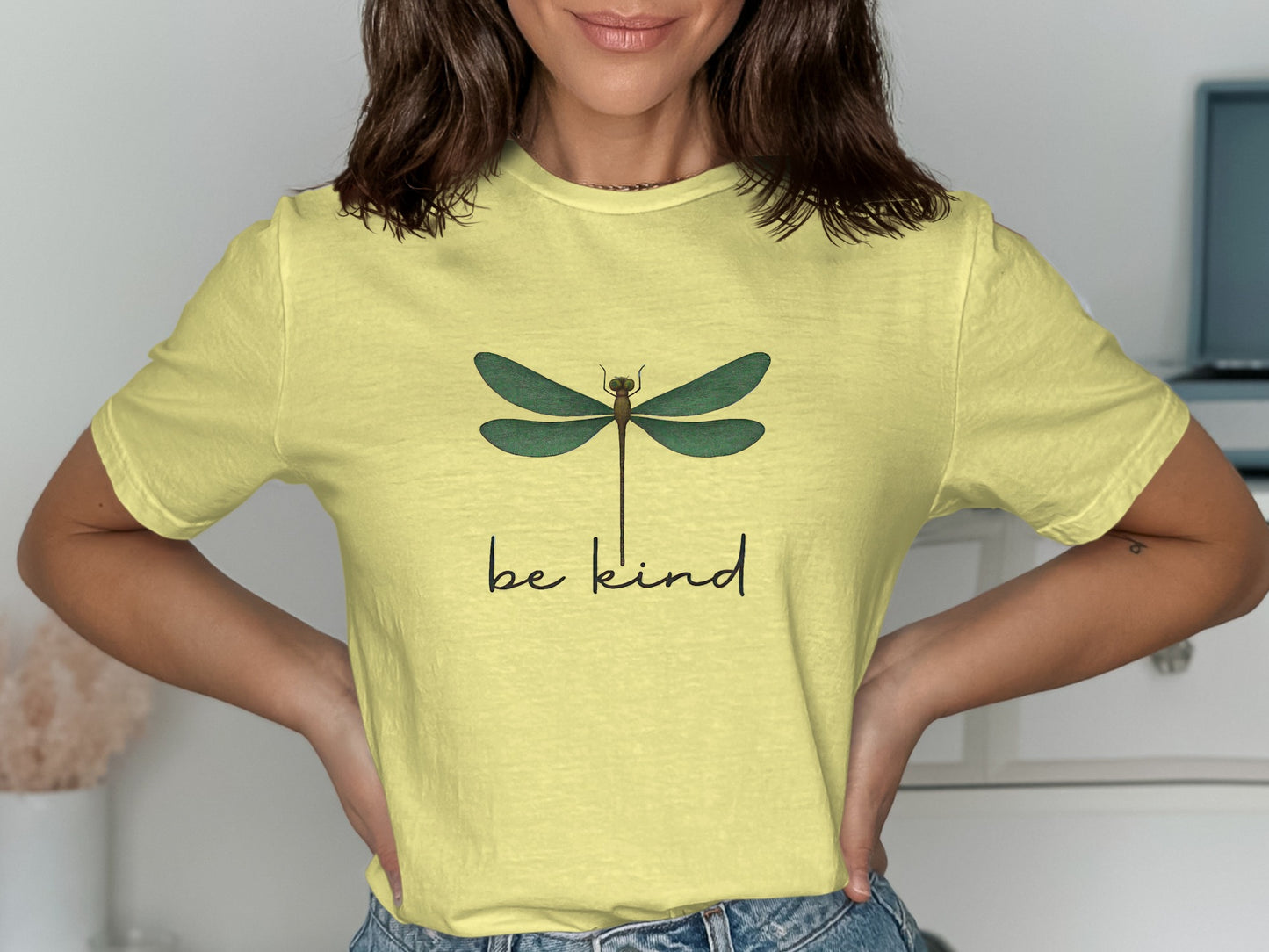 Be Kind Dragonfly Graphic Tee Shirt product type